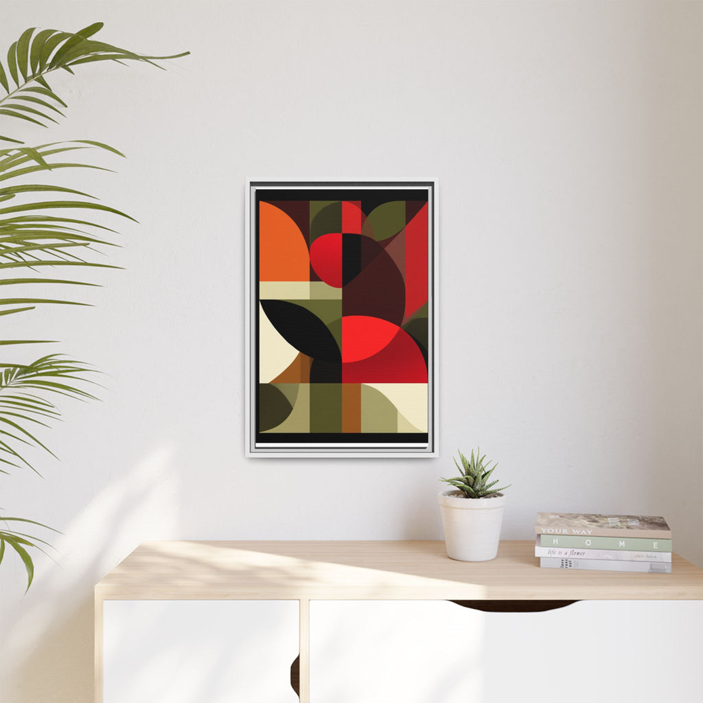 Geometric Fusion: Modern Abstract Composition, Cubist Color Blocks, Architectural Form Harmony   |   Custom Orders Accepted