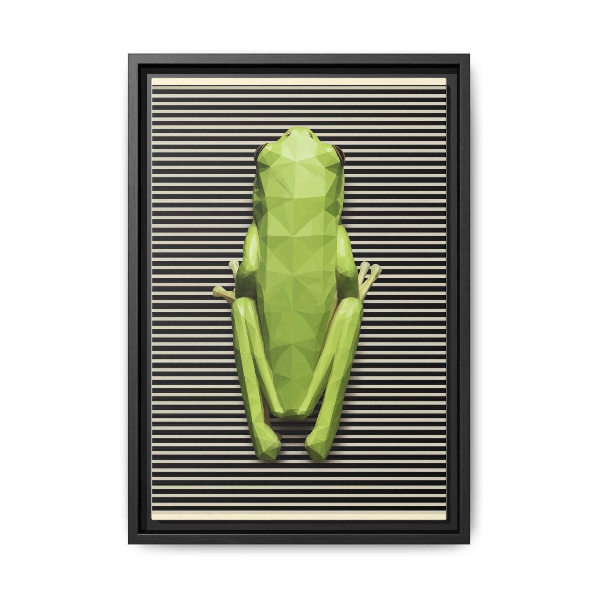 Geometric Amphibian: Low-Poly Frog Design, Digital Art Minimalism   |  Personalized & Custom Orders Available