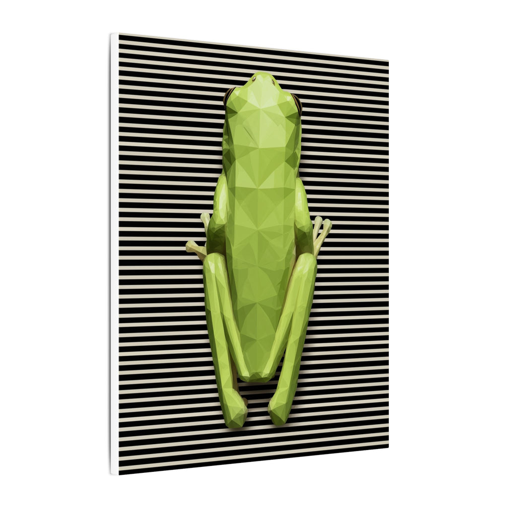 Geometric Frog: Low-Poly Design, Digital Art Amphibian   |    Custom Orders Available