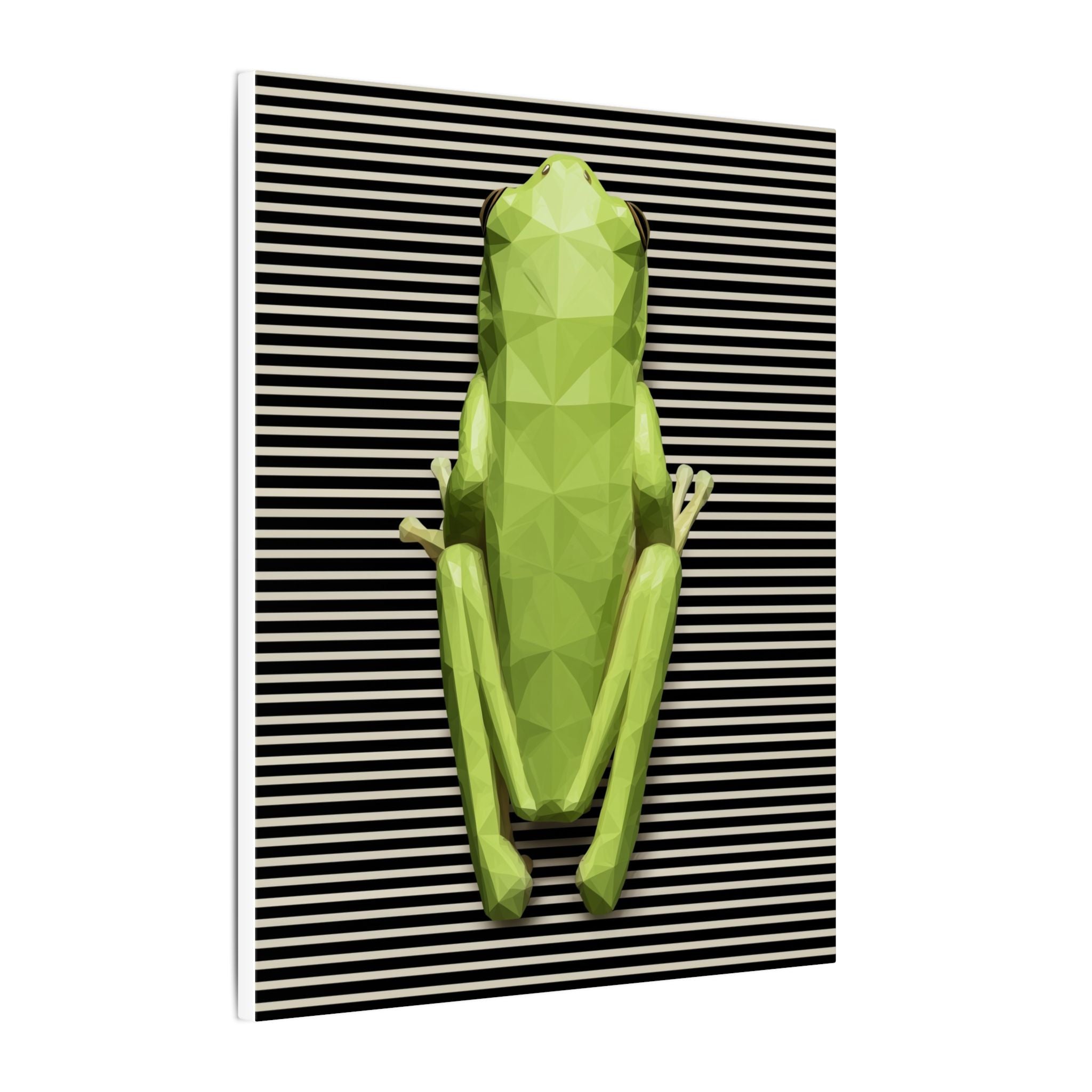 Geometric Frog: Low-Poly Design, Digital Art Amphibian   |    Custom Orders Available