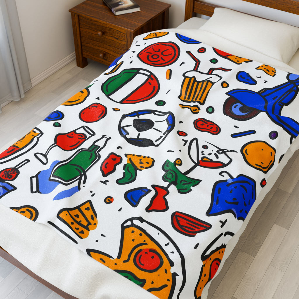 Dolce Vita Italiana: Vibrant Cultural Pattern, Italian Lifestyle Illustration   |   Custom Orders Accepted