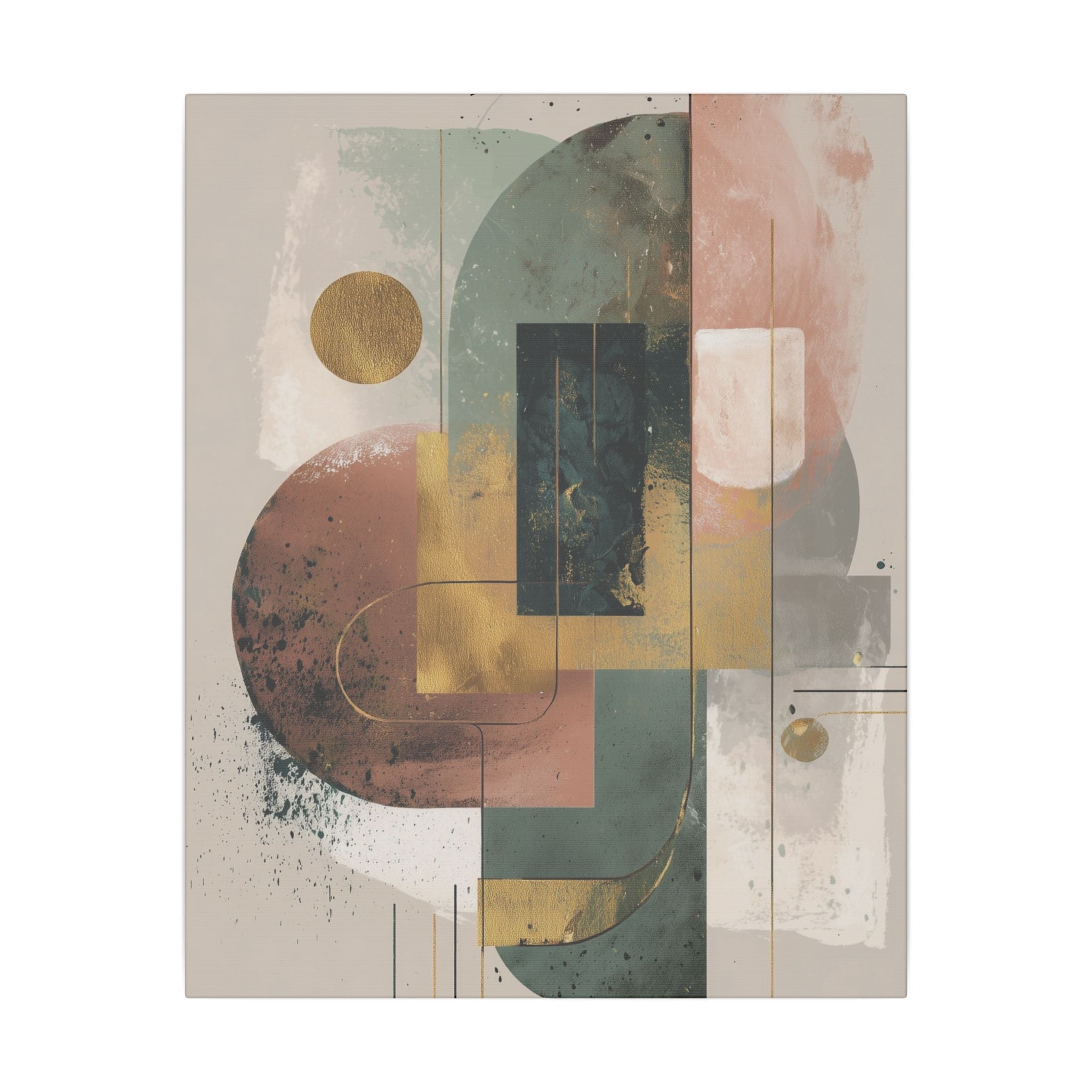 Geometric Harmony: Abstract Composition, Modernist Minimalism, Ethereal Design Layers   |   Custom Orders Accepted