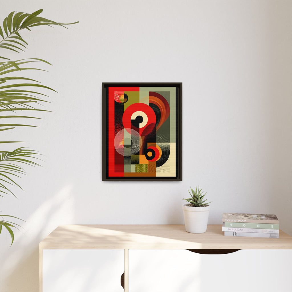 Chromatic Geometrics: Abstract Constructivist Composition, Modernist Color Blocking, Layered Circular Forms   |   Custom Orders Accepted