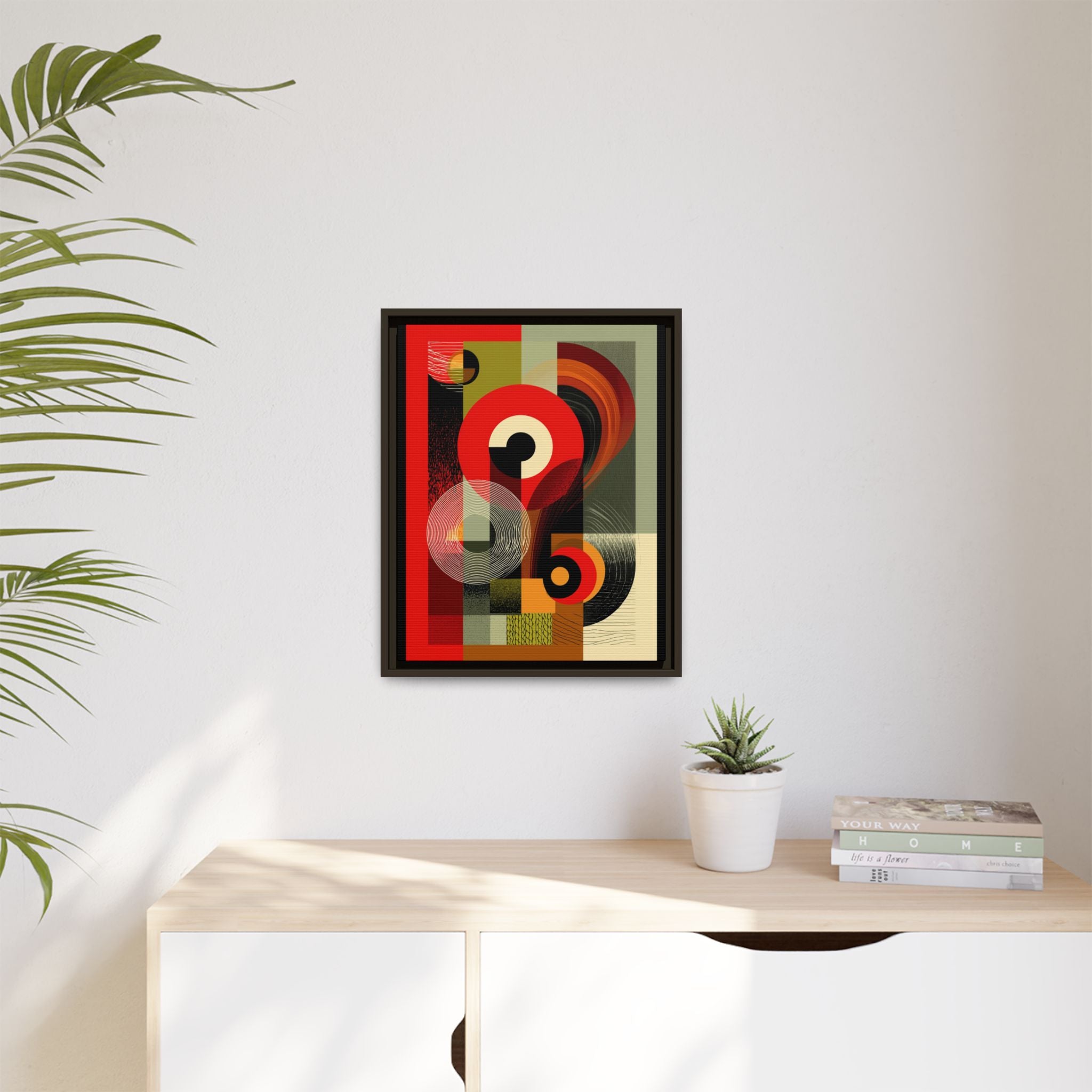 Chromatic Geometrics: Abstract Constructivist Composition, Modernist Color Blocking, Layered Circular Forms   |   Custom Orders Accepted