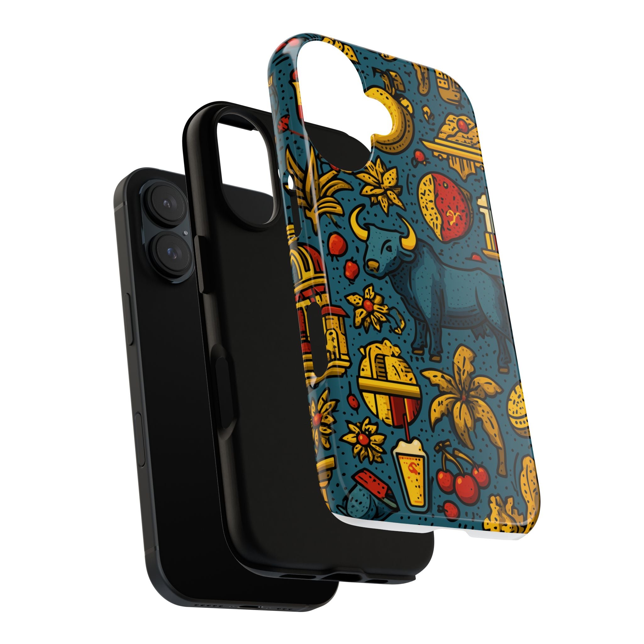 Vibrant Spanish Phone Case featuring Spanish Culture | Tough Cases | Travel Gift, Art Lover's Accessory, Colorful Cover, Unique Design