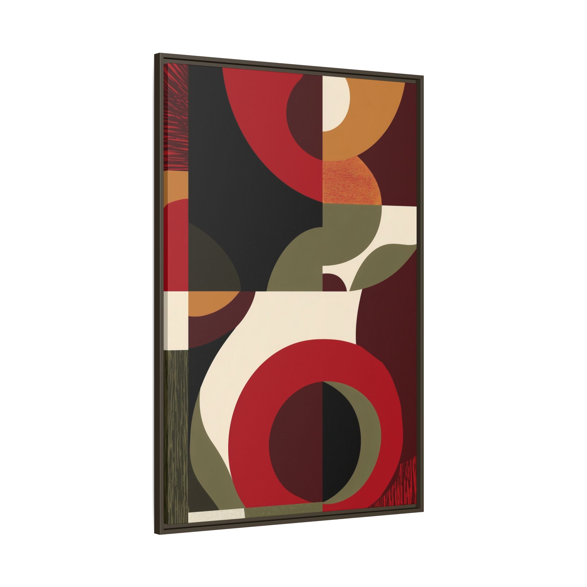 Geometric Intersections: Mid-Century Modern Design, Abstract Architectural Composition, Rhythmic Curved Forms   |   Custom Orders Accepted