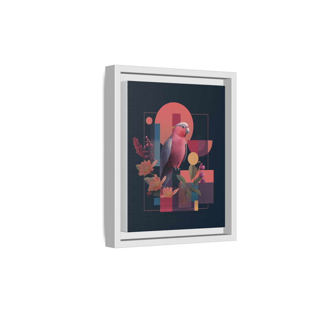 Geometric Rose Galah: Digital Art Deco, Retro-Futuristic Parrot Composition   |    Custom Orders Available