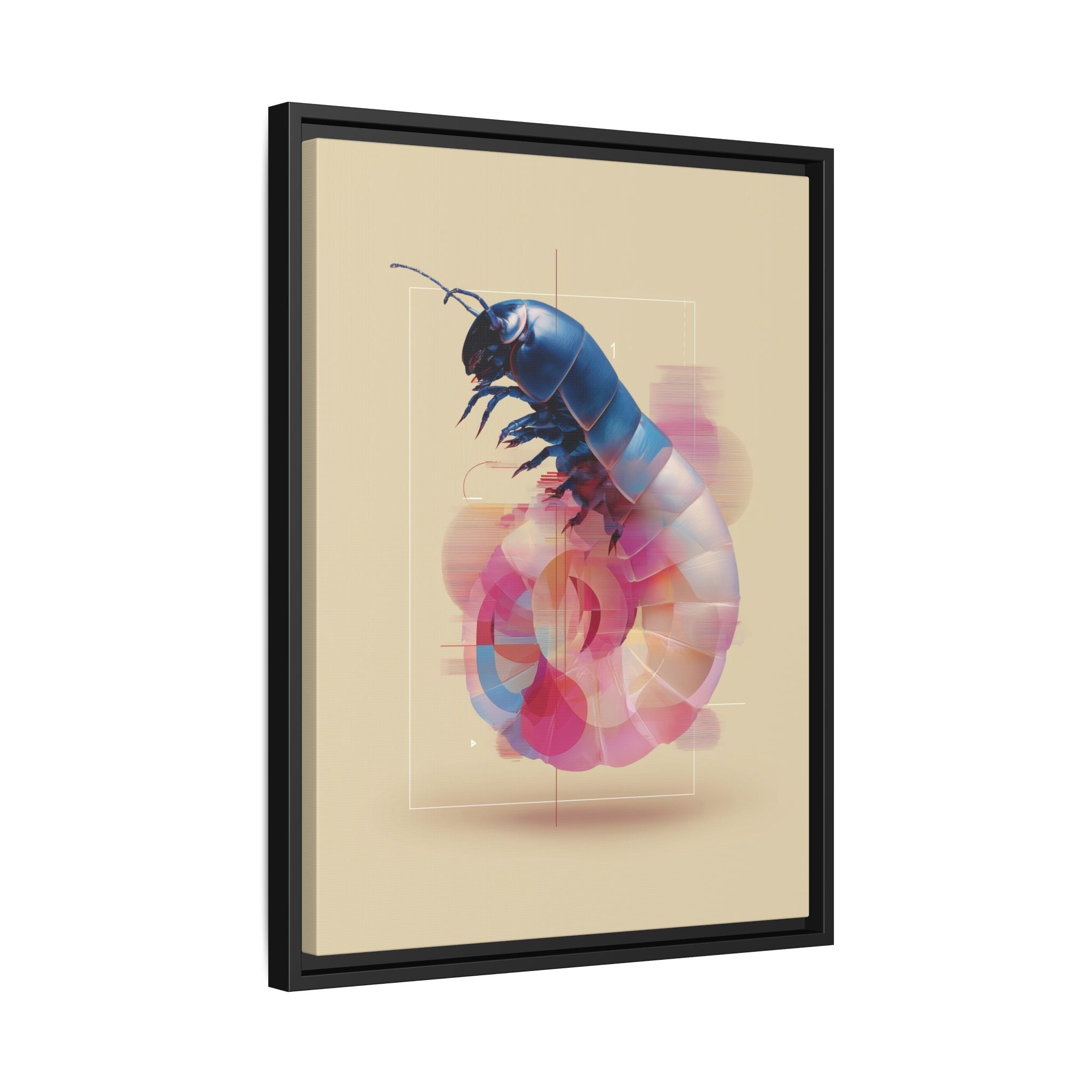 Exoskeleton Cipher: Digital Insect Rendering, Geometric Glitch Art   |    Custom Orders Available