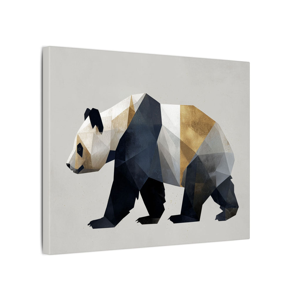 Geometric Panda: Minimalist Digital Art, Polygonal Wildlife Design, Contemporary Graphic Illustration   |  Personalized & Custom Orders