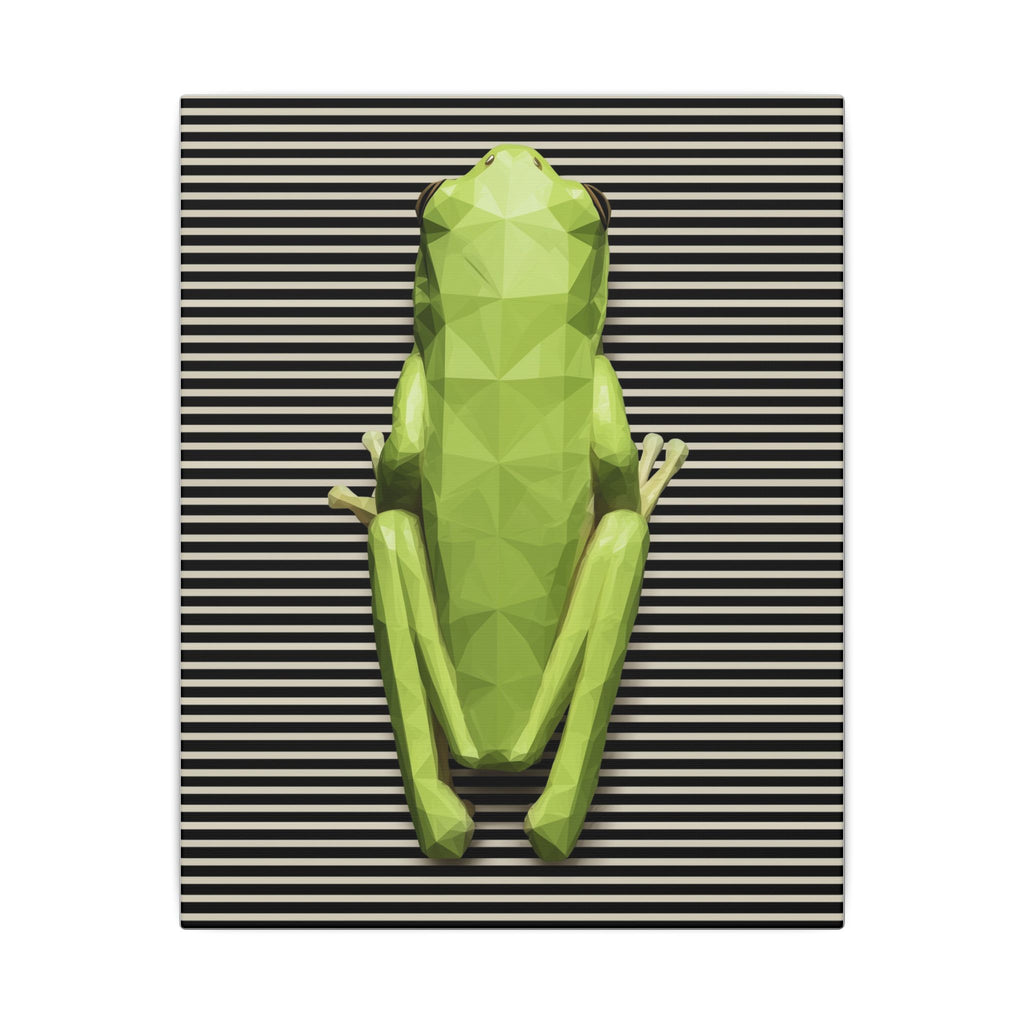 Geometric Frog: Low-Poly Design, Digital Art Amphibian   |    Custom Orders Available