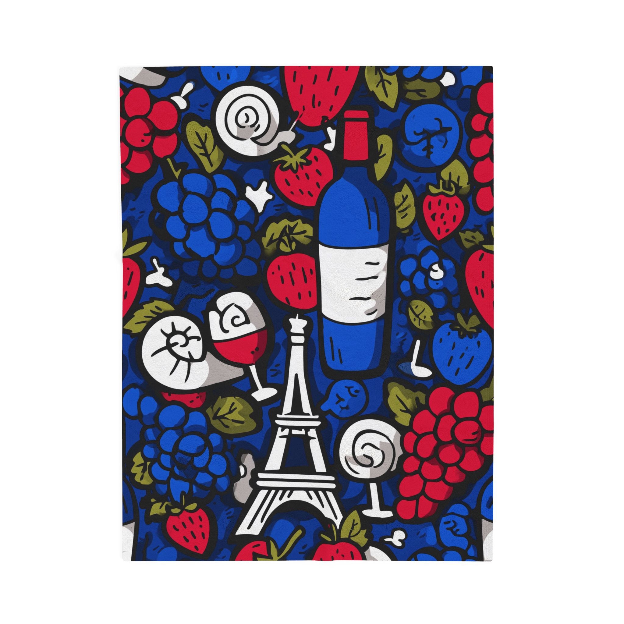 French Pop Panorama: Eiffel Tower Cultural Collage, Vibrant National Symbols   |   Custom Orders Accepted