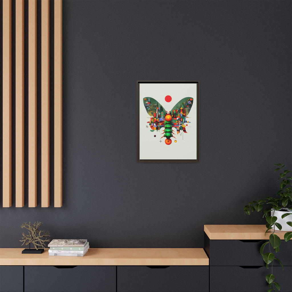 Digital Butterfly Framed Print, Cubist Architectural Abstraction   |  Personalized & Custom Orders Available