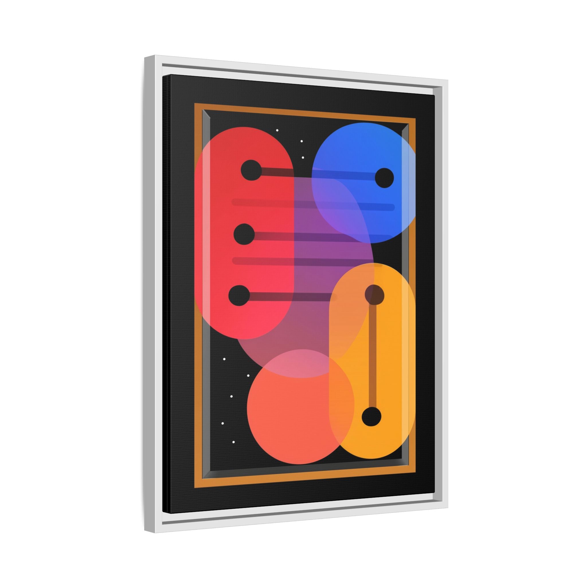 Celestial Geometry: Organic Shapes in Motion, Digital Abstract Composition, Vibrant Color Intersections   |   Custom Orders Accepted