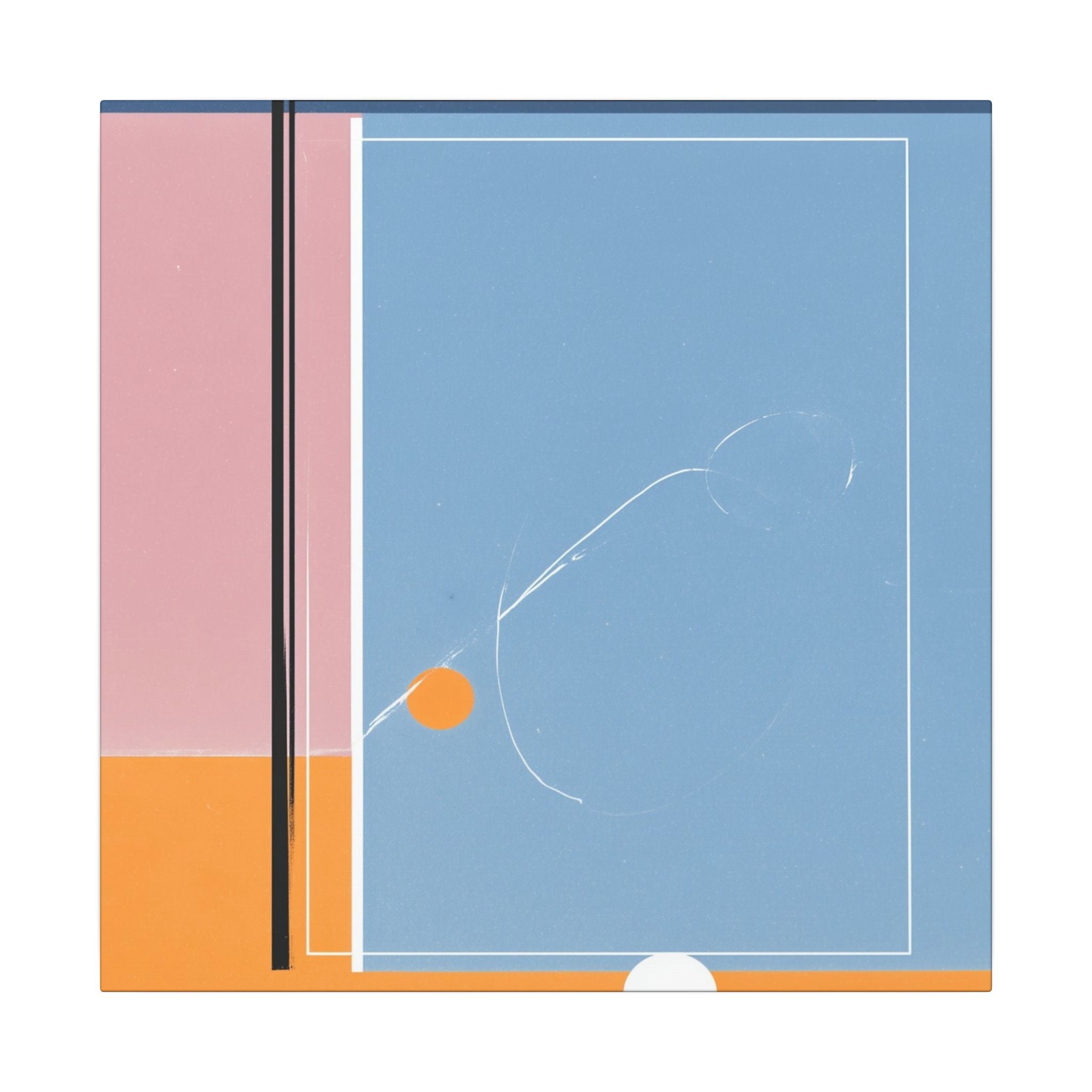 Geometric Harmony: Abstract Minimalist Composition, Modernist Color Fields, Constructivist Design Principles   |   Custom Orders Accepted