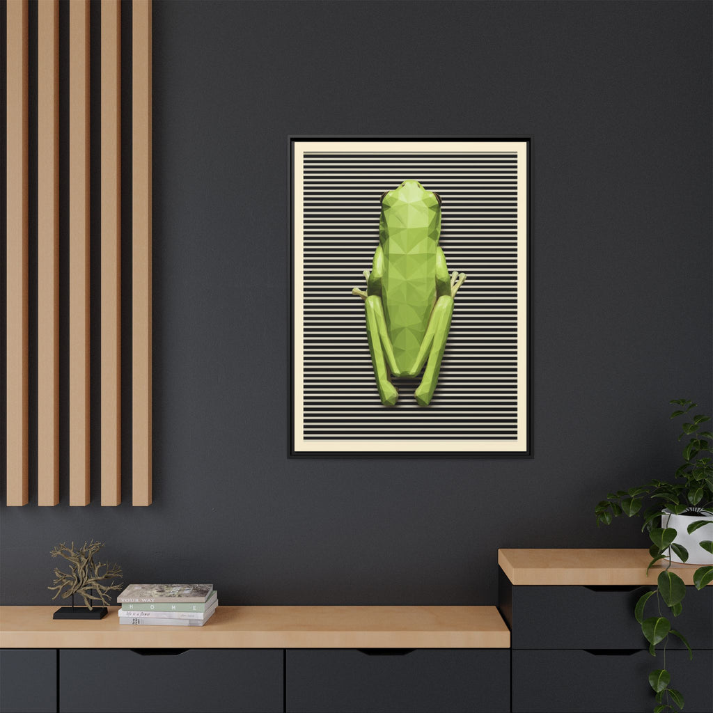 Geometric Amphibian: Low-Poly Frog Design, Digital Art Minimalism   |  Personalized & Custom Orders Available
