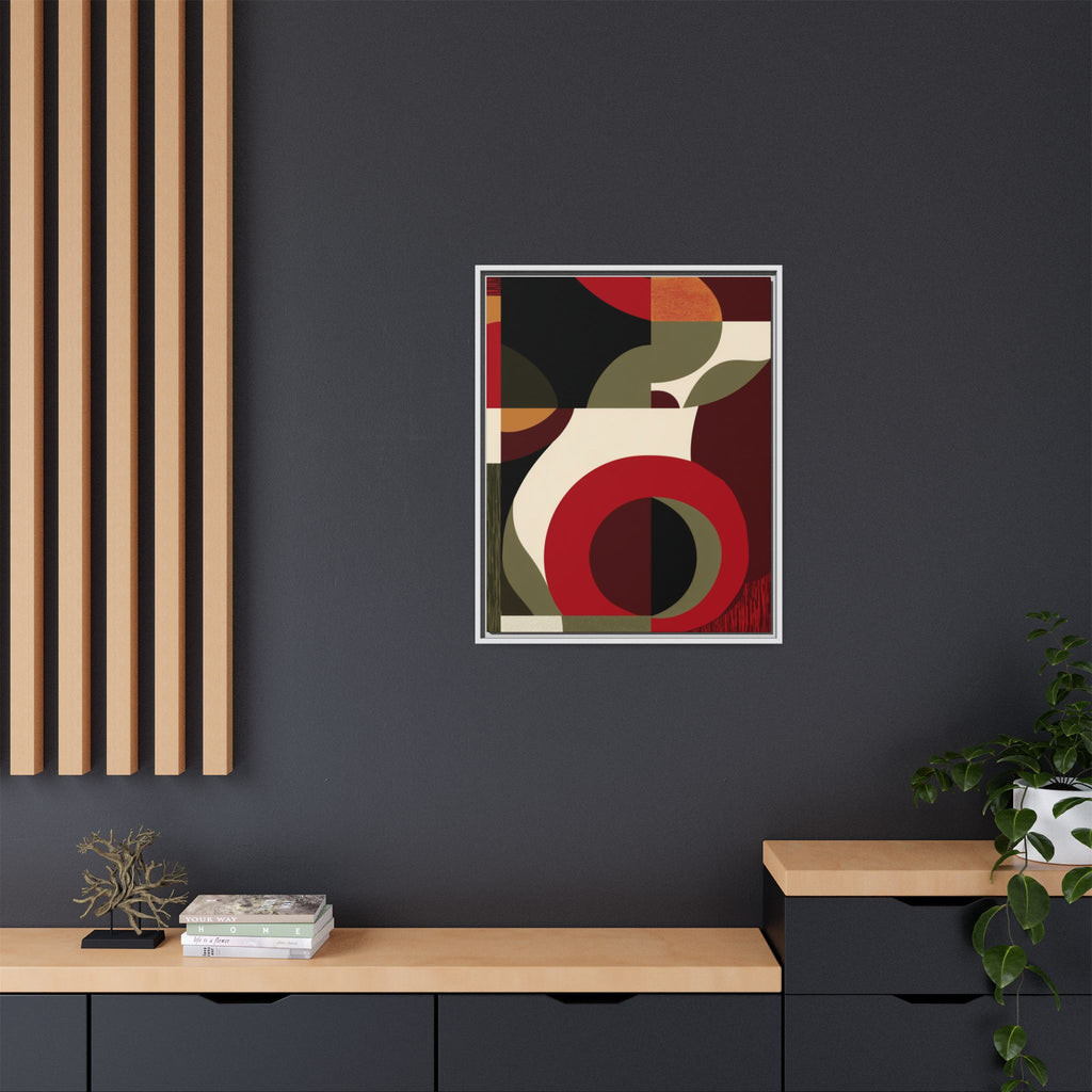 Geometric Intersections: Mid-Century Modern Design, Abstract Architectural Composition, Rhythmic Curved Forms   |   Custom Orders Accepted