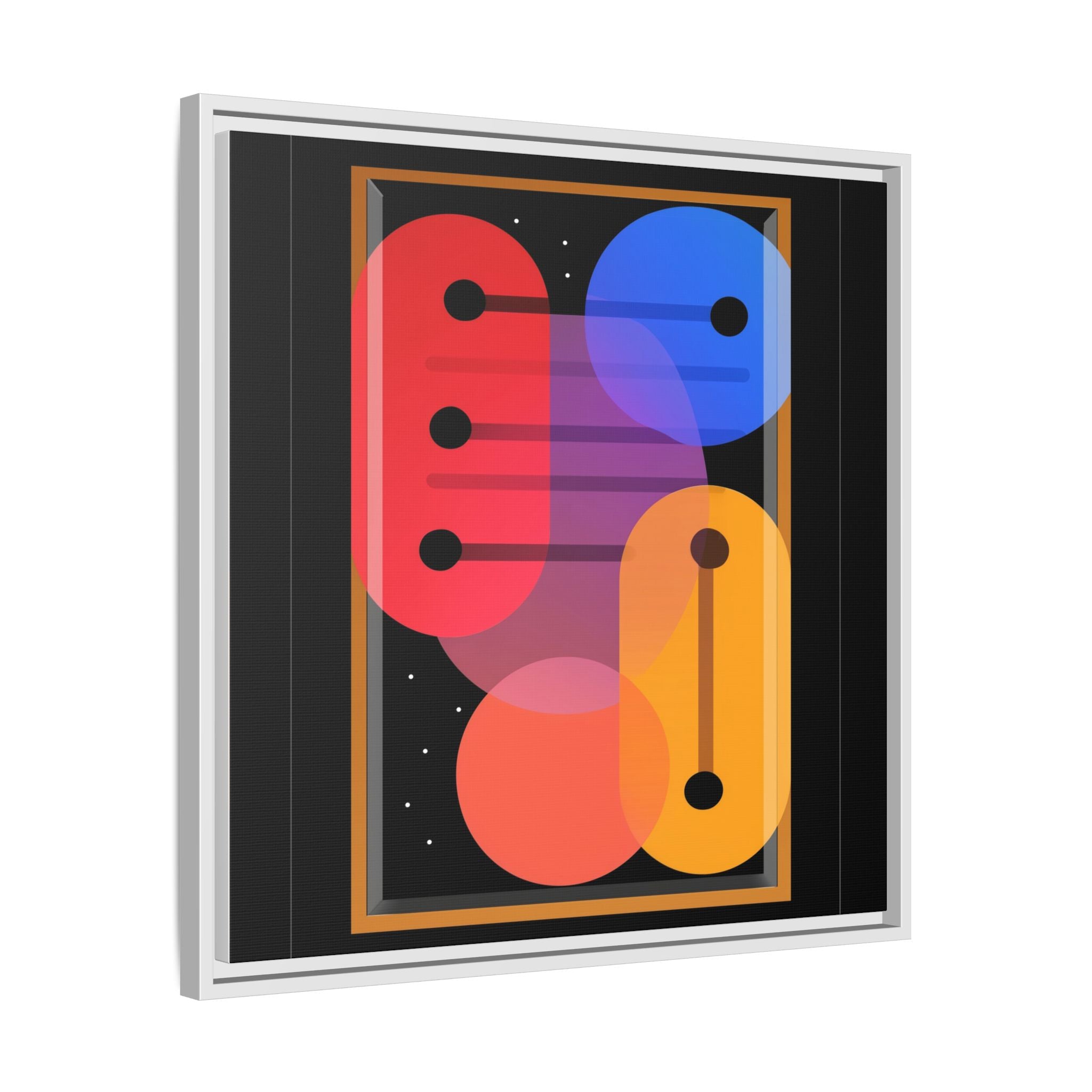 Celestial Geometry: Organic Shapes in Motion, Digital Abstract Composition, Vibrant Color Intersections   |   Custom Orders Accepted