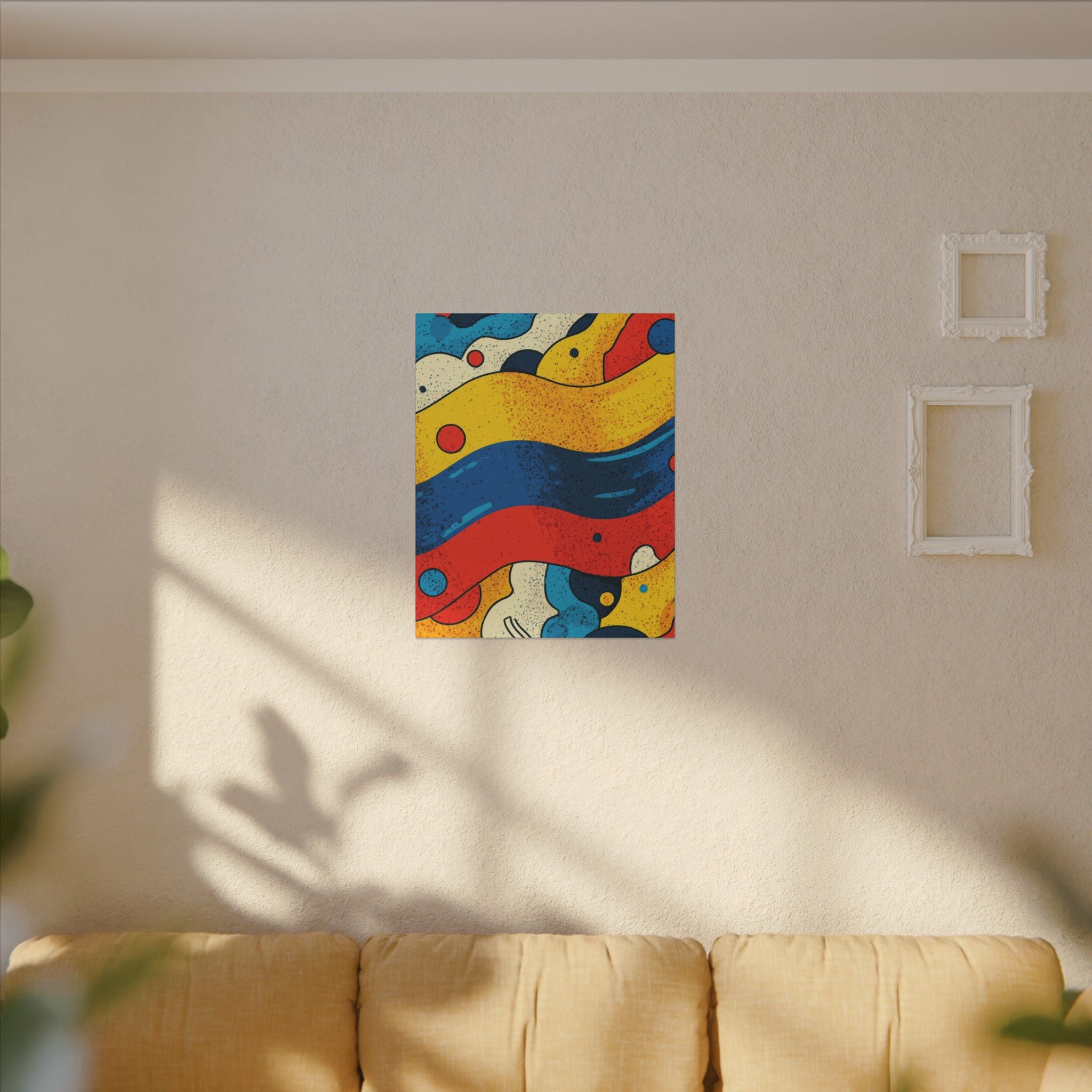 Fluid Dynamics: Retro Abstract Shapes, Mid-Century Modern Motion, Geometric Color Waves   |   Custom Orders Accepted