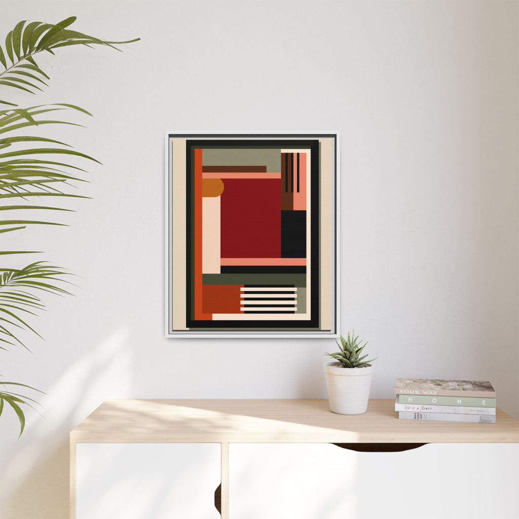 Architectural Geometries: Modern Abstract Composition, Bauhaus-Inspired Design, Geometric Color Blocking   |   Custom Orders Accepted