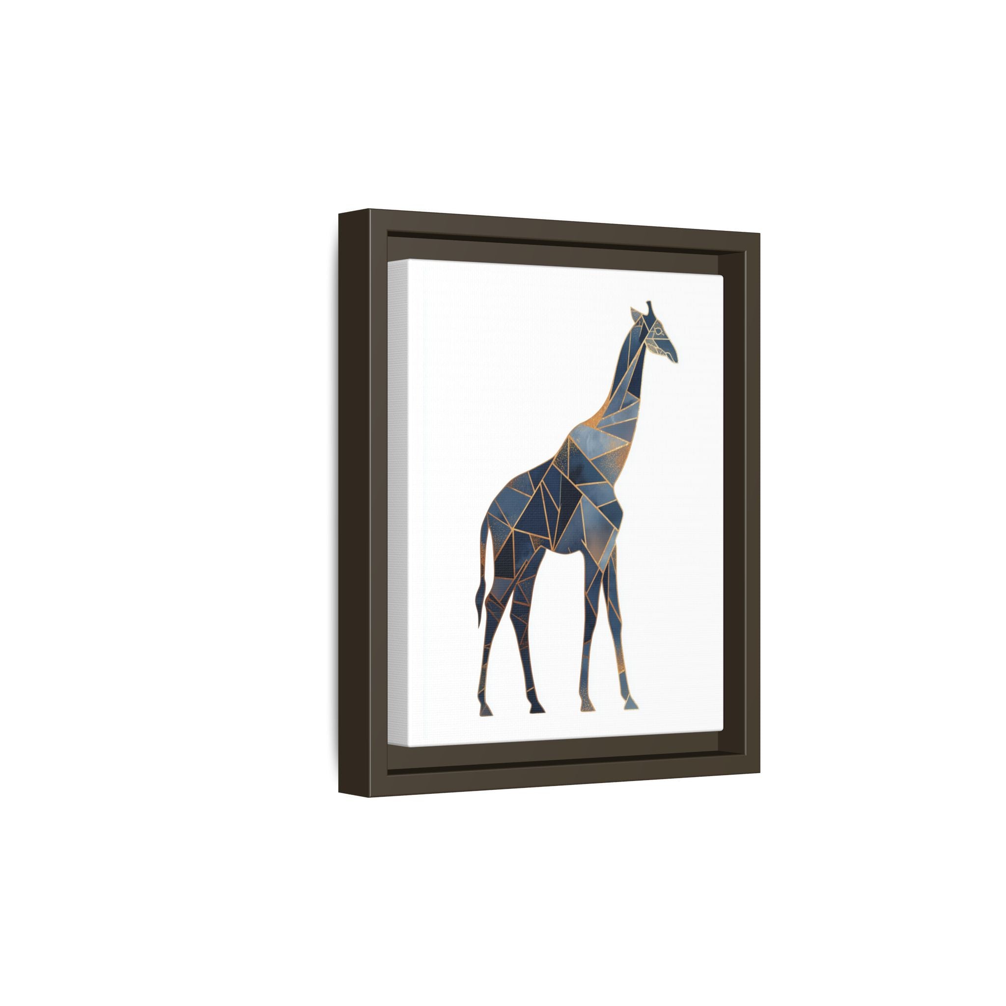 Geometric Giraffe Framed Print : Polygonal Wildlife Art, Modern Mosaic Design   |  Personalized & Custom Orders Available