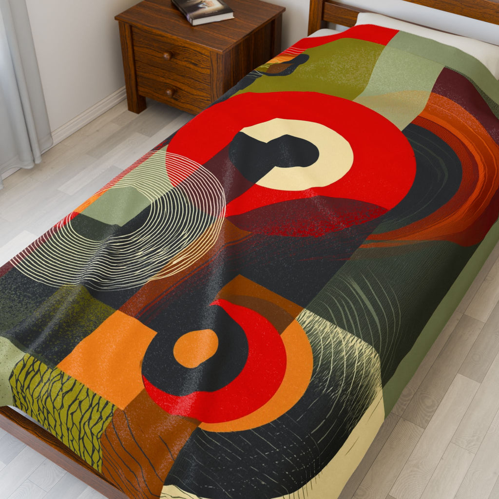 Rhythmic Geometrics: Constructivist Composition, Mid-Century Modern Abstract Design   |    Custom Orders Available