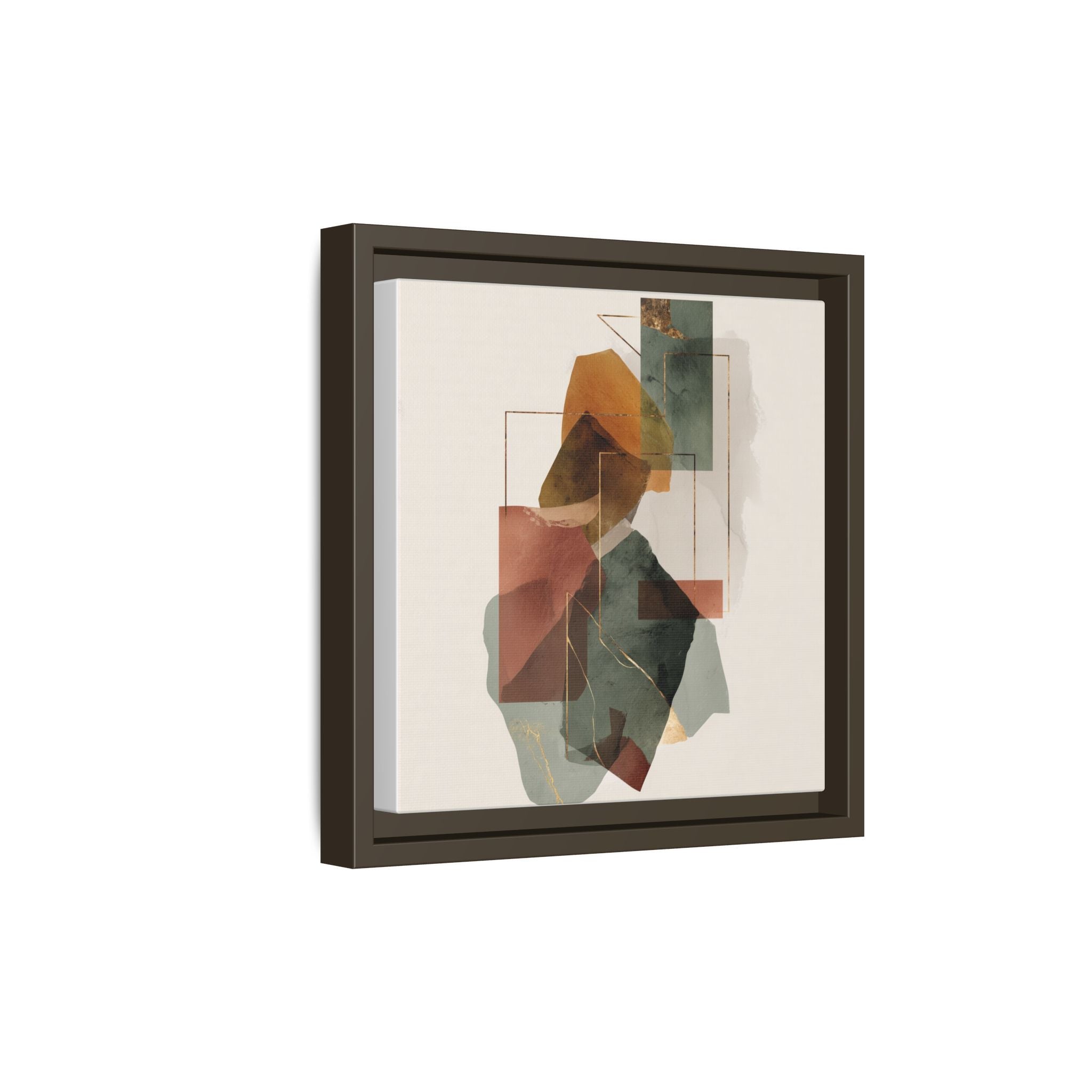 Harmonic Geometries: Architectural Abstraction, Earthy Palette, Minimalist Composition   |   Custom Orders Accepted