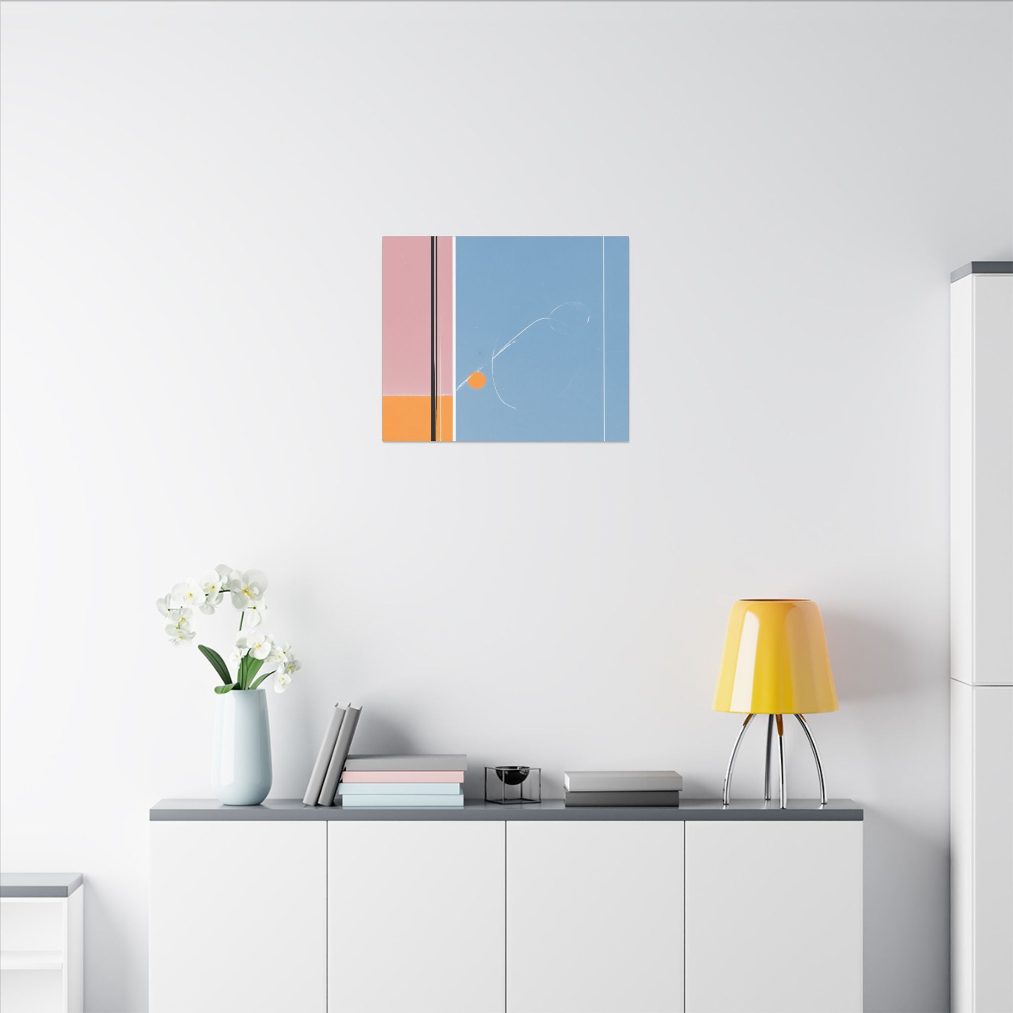 Geometric Harmony: Abstract Minimalist Composition, Modernist Color Fields, Constructivist Design Principles   |   Custom Orders Accepted