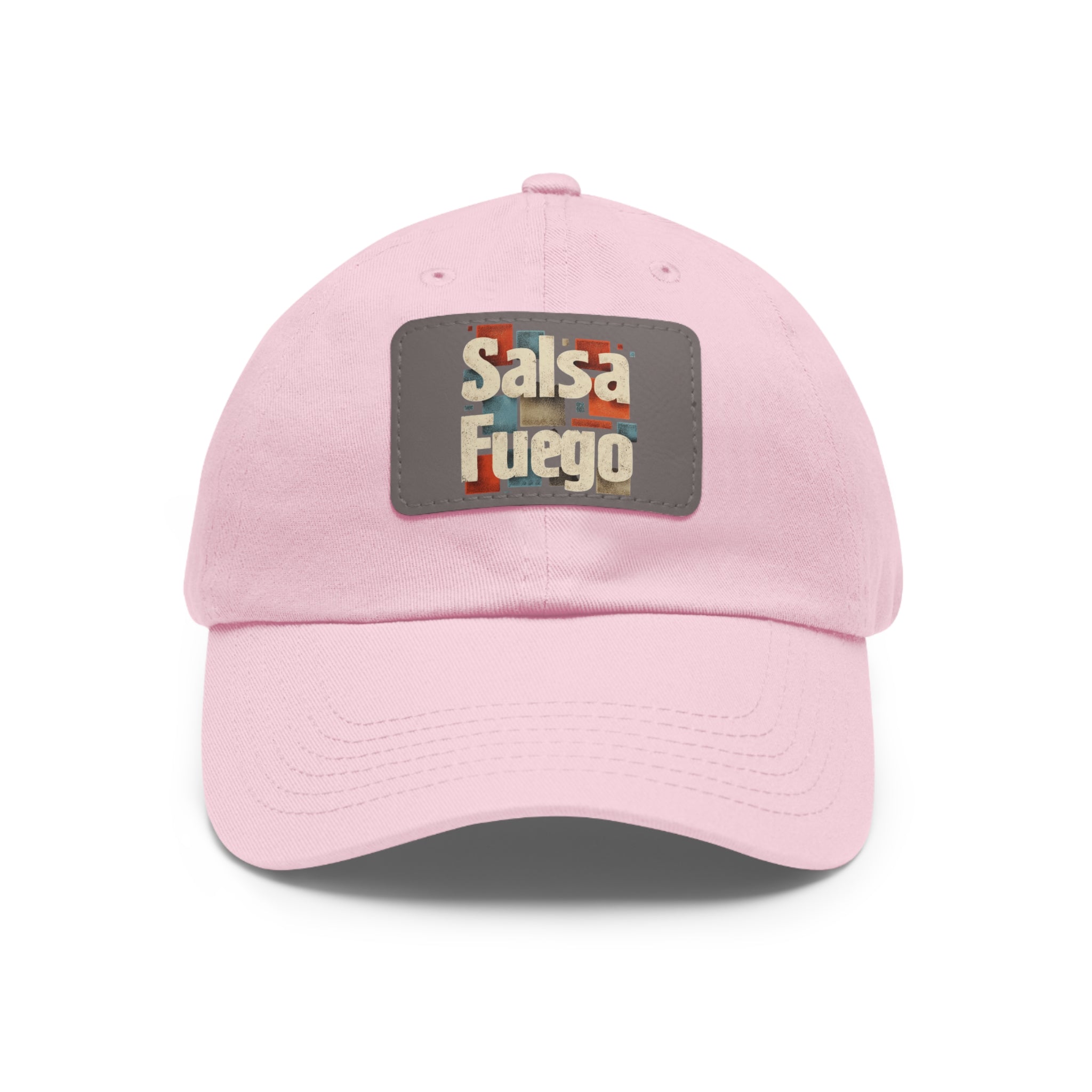 Salsa Fuego Geometric Dad Hat with Leather Patch (Rectangle)