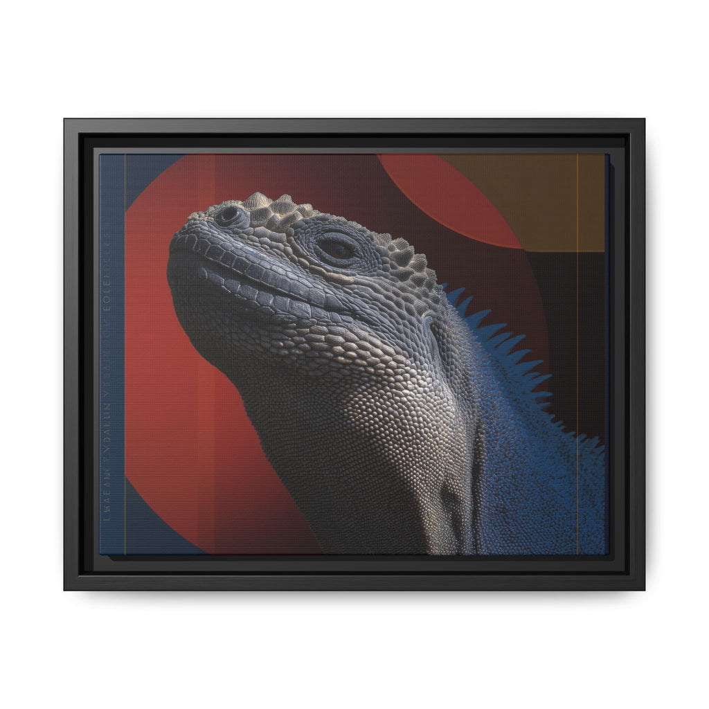 Scales of Antiquity: Prehistoric Reptilian Portrait, Abstract Geometric Composition   |    Custom Orders Available