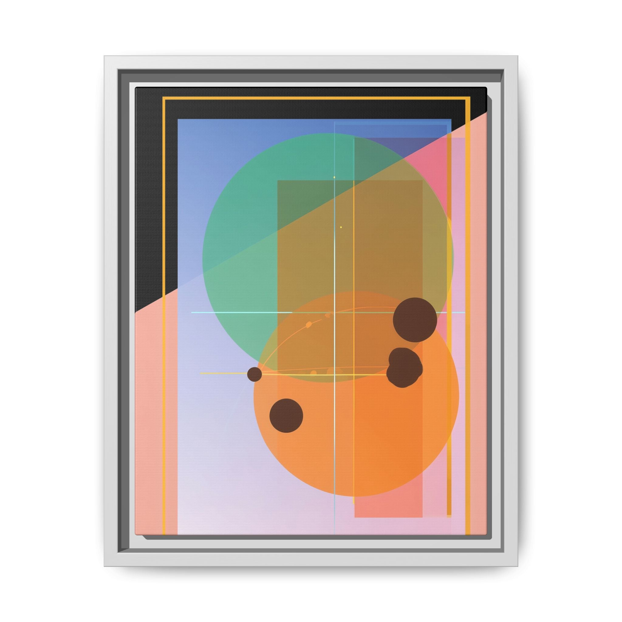 Geometric Harmony: Abstract Composition, Overlapping Shapes, Precision Design   |   Custom Orders Accepted