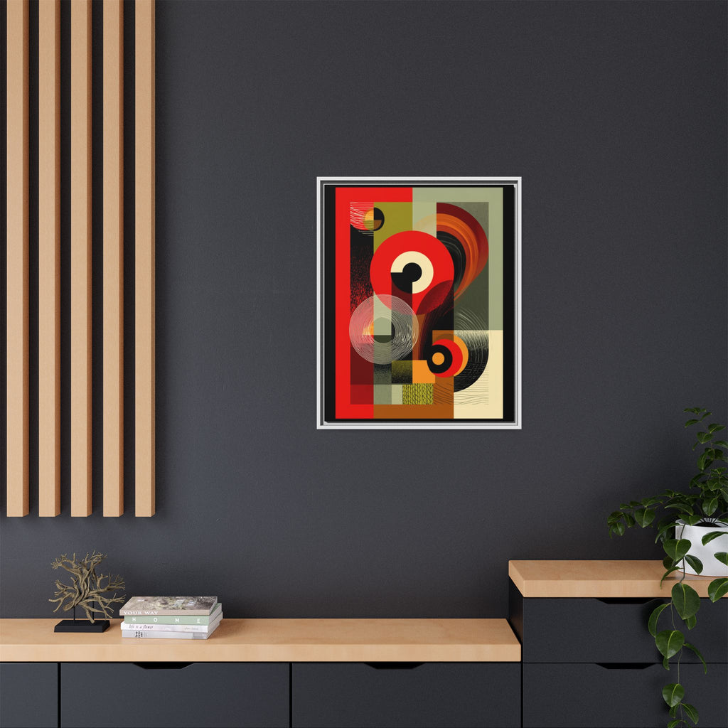 Chromatic Geometrics: Abstract Constructivist Composition, Modernist Color Blocking, Layered Circular Forms   |   Custom Orders Accepted