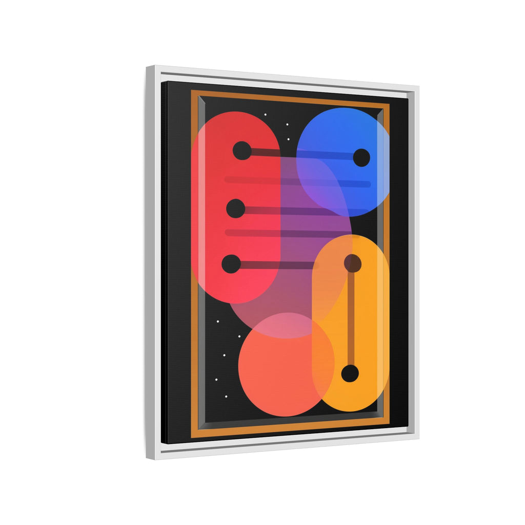 Celestial Geometry: Organic Shapes in Motion, Digital Abstract Composition, Vibrant Color Intersections   |   Custom Orders Accepted