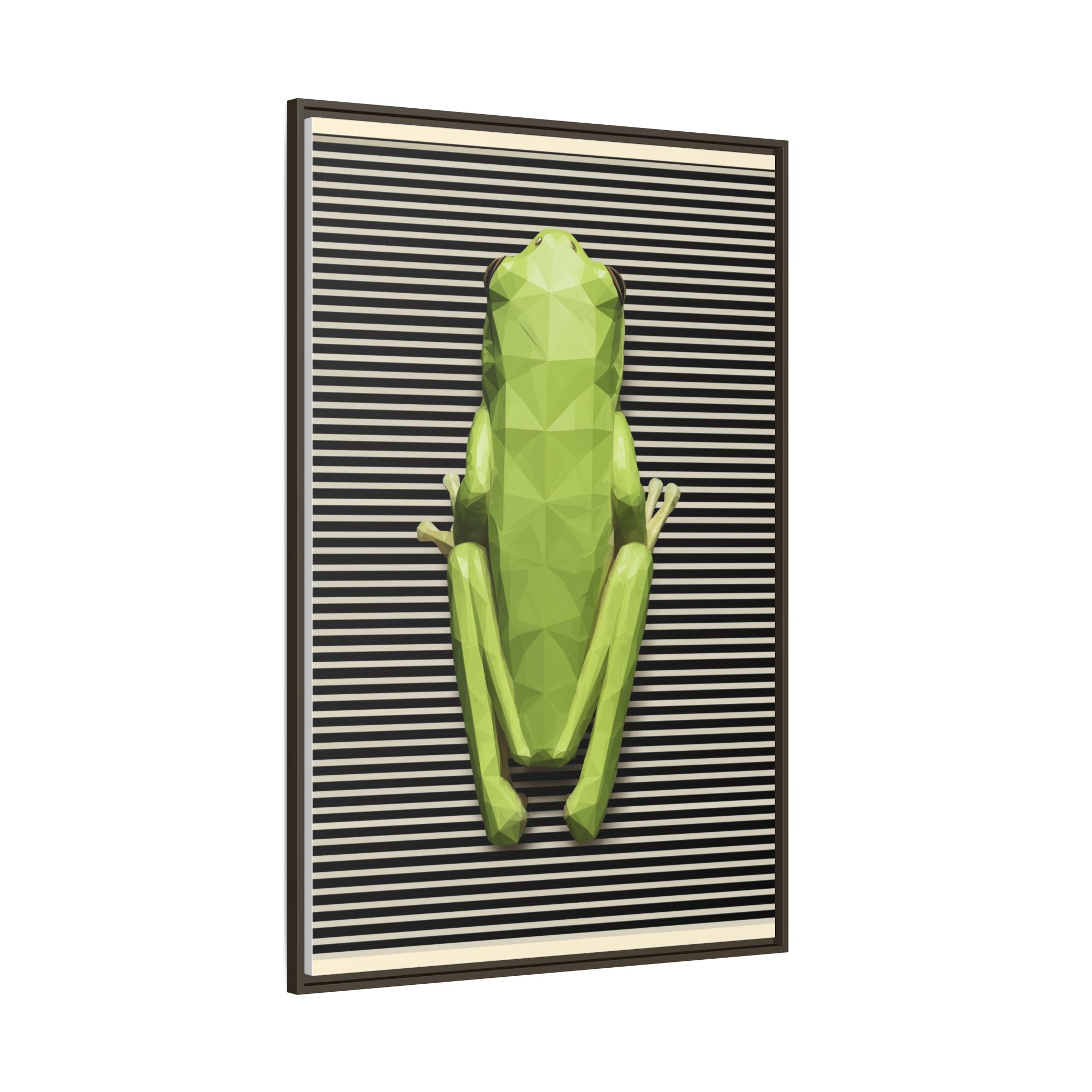 Geometric Amphibian: Low-Poly Frog Design, Digital Art Minimalism   |  Personalized & Custom Orders Available