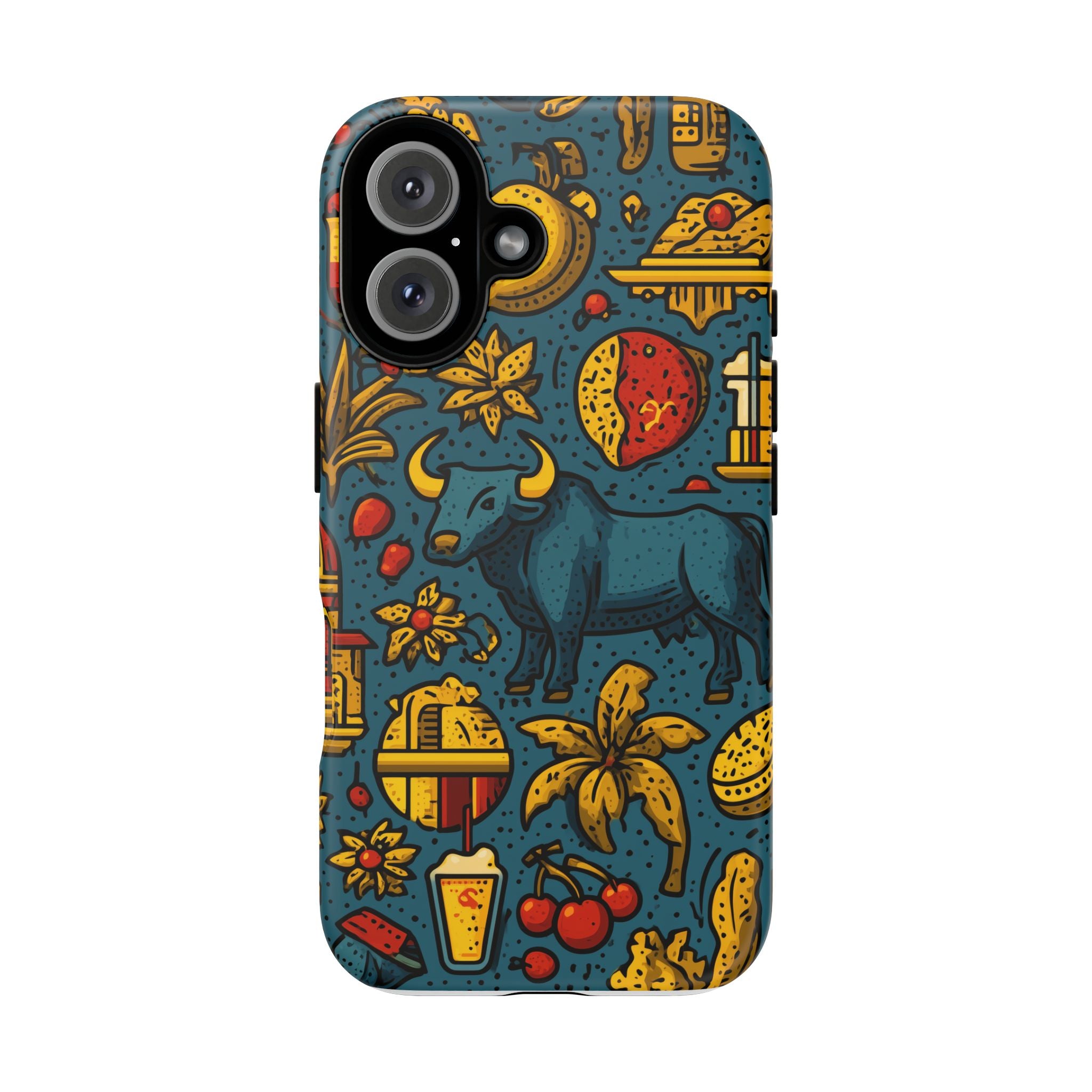 Vibrant Spanish Phone Case featuring Spanish Culture | Tough Cases | Travel Gift, Art Lover's Accessory, Colorful Cover, Unique Design
