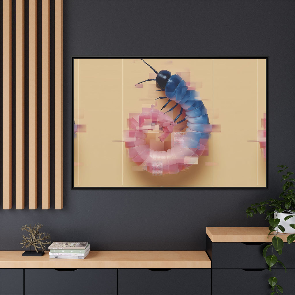 Glitched Symmetry: Digital Insect Mosaic, Pixelated Fragmentation   |    Custom Orders Available