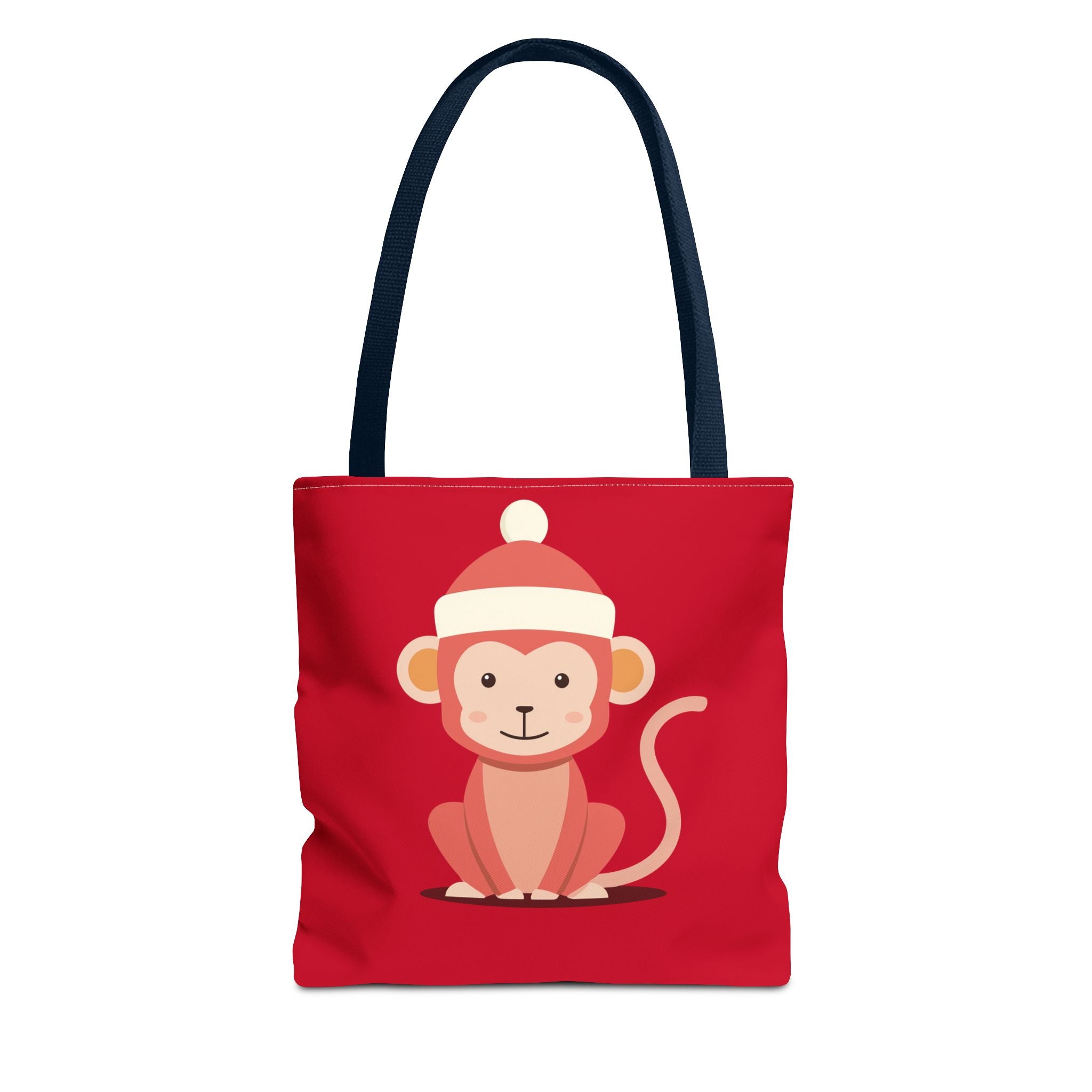 Cute Monkey Tote Bag for Kids, Christmas Gift, Reusable Shopping Bag, Fun Animal Design, Cute Holiday Accessory