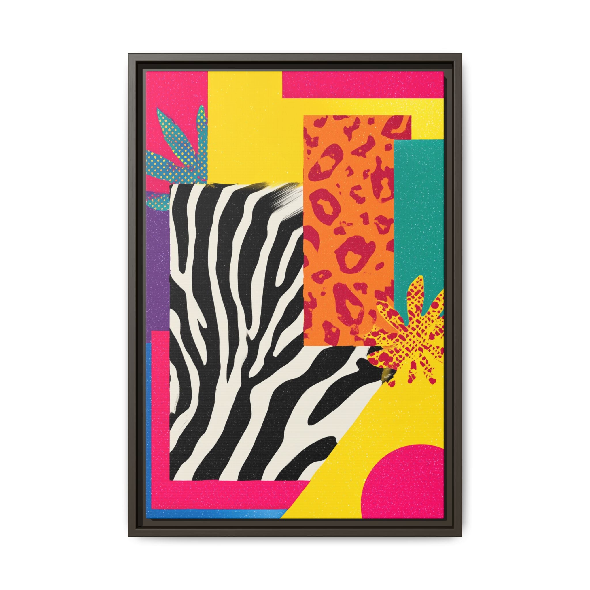 Vibrant Framed Art Print, Colorful Wall Decor, Modern Home Art, Statement Piece for Living Room, Unique Gift, Boho Decor