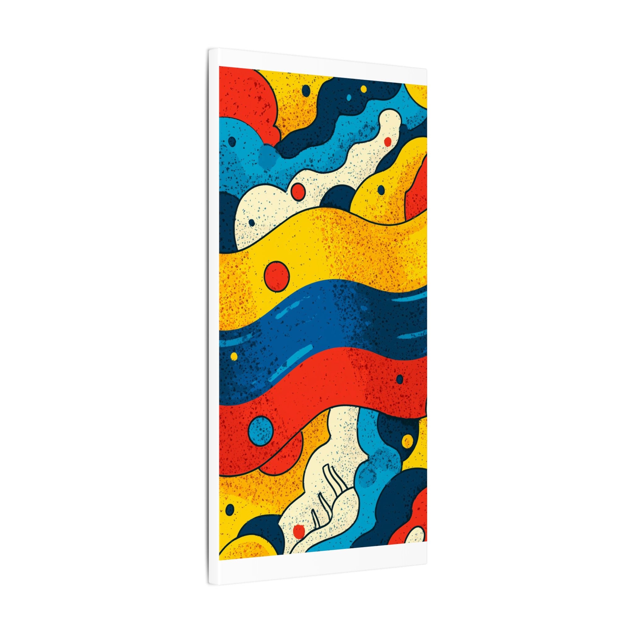 Fluid Dynamics: Retro Abstract Shapes, Mid-Century Modern Motion, Geometric Color Waves   |   Custom Orders Accepted