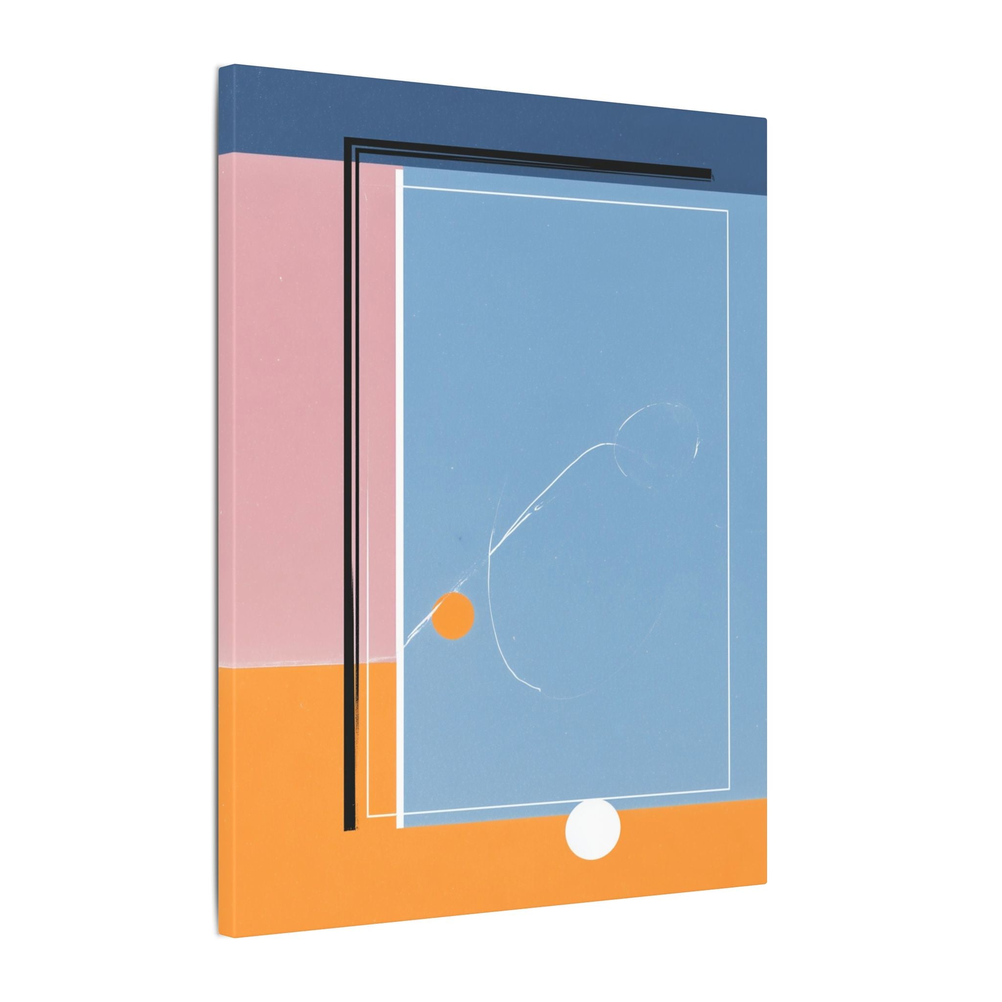 Geometric Harmony: Abstract Minimalist Composition, Modernist Color Fields, Constructivist Design Principles   |   Custom Orders Accepted