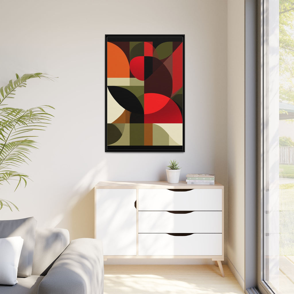 Geometric Fusion: Modern Abstract Composition, Cubist Color Blocks, Architectural Form Harmony   |   Custom Orders Accepted