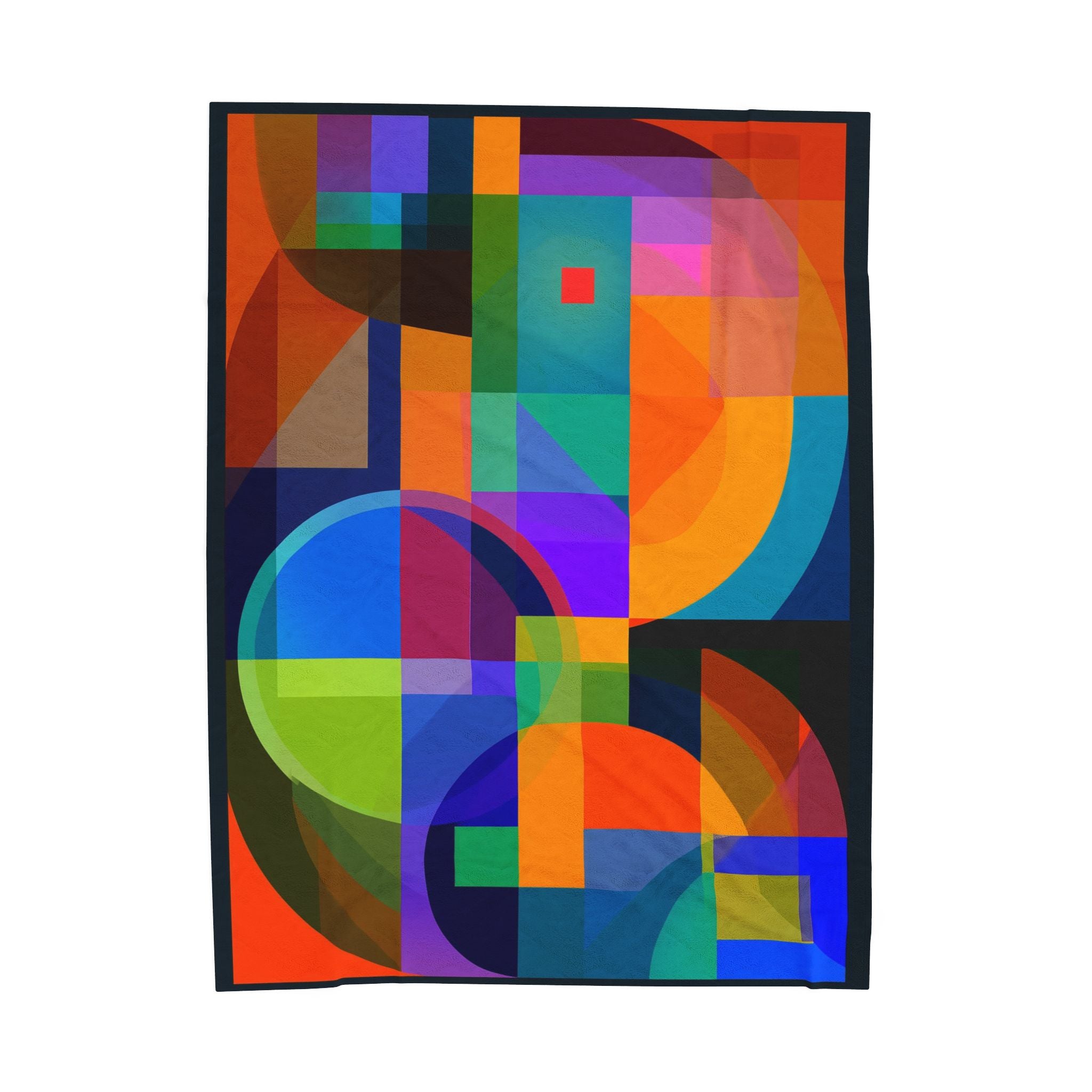 Geometric Harmony: Abstract Kaleidoscope, Vibrant Grid Composition   |    Custom Orders Available