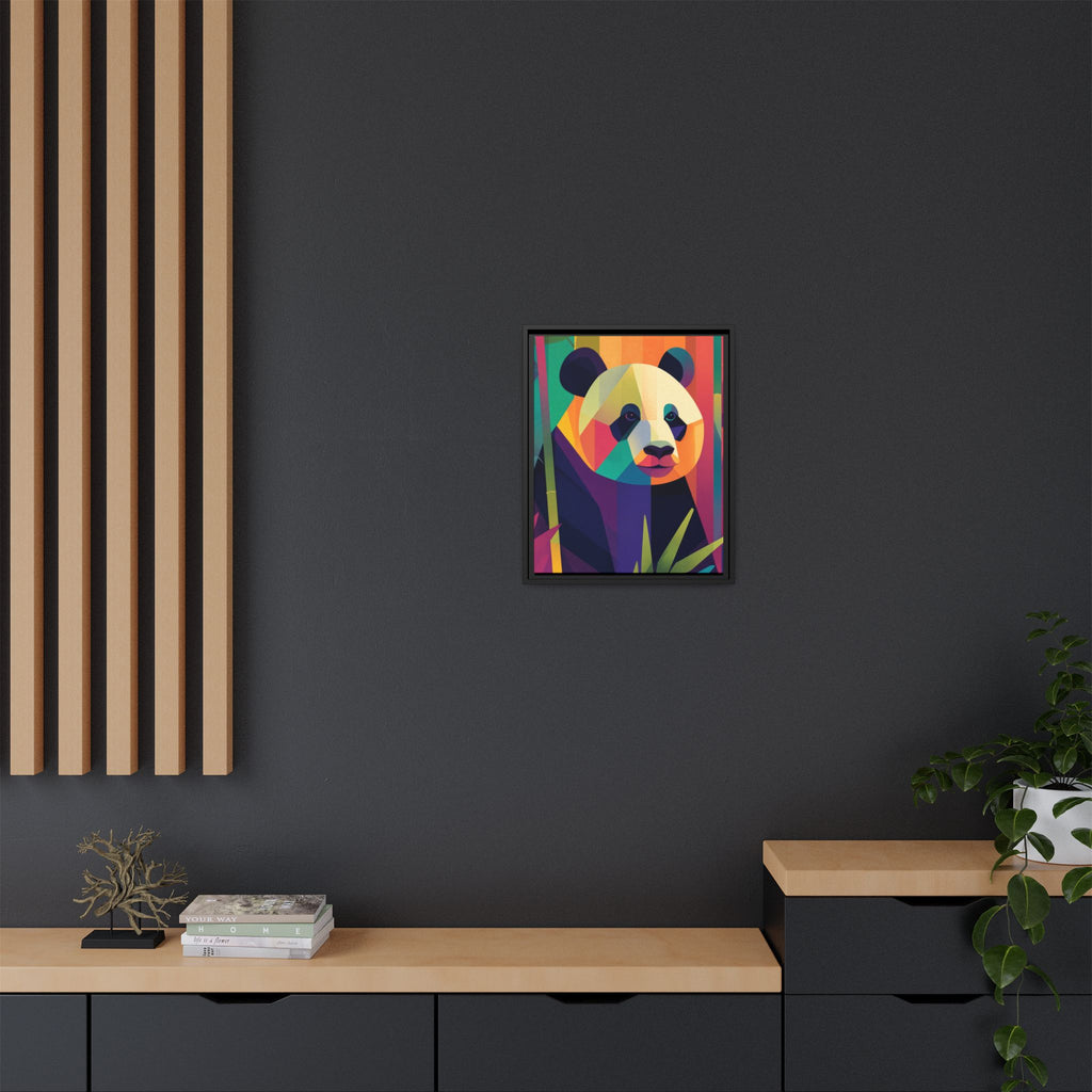 Geometric Panda Framed Print : Kaleidoscope Panda, Digital Art Illustration   |  Personalized & Custom Orders Available