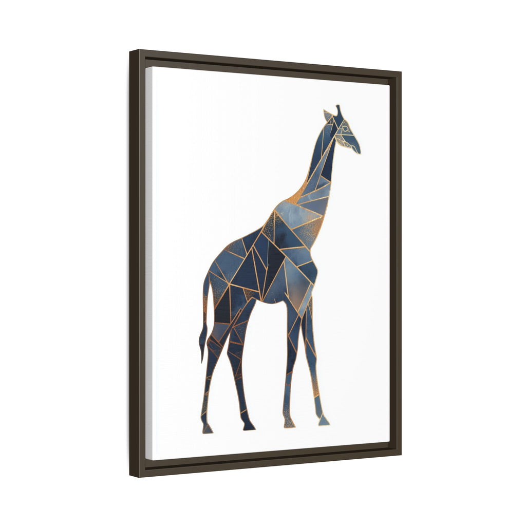 Geometric Giraffe Framed Print : Polygonal Wildlife Art, Modern Mosaic Design   |  Personalized & Custom Orders Available