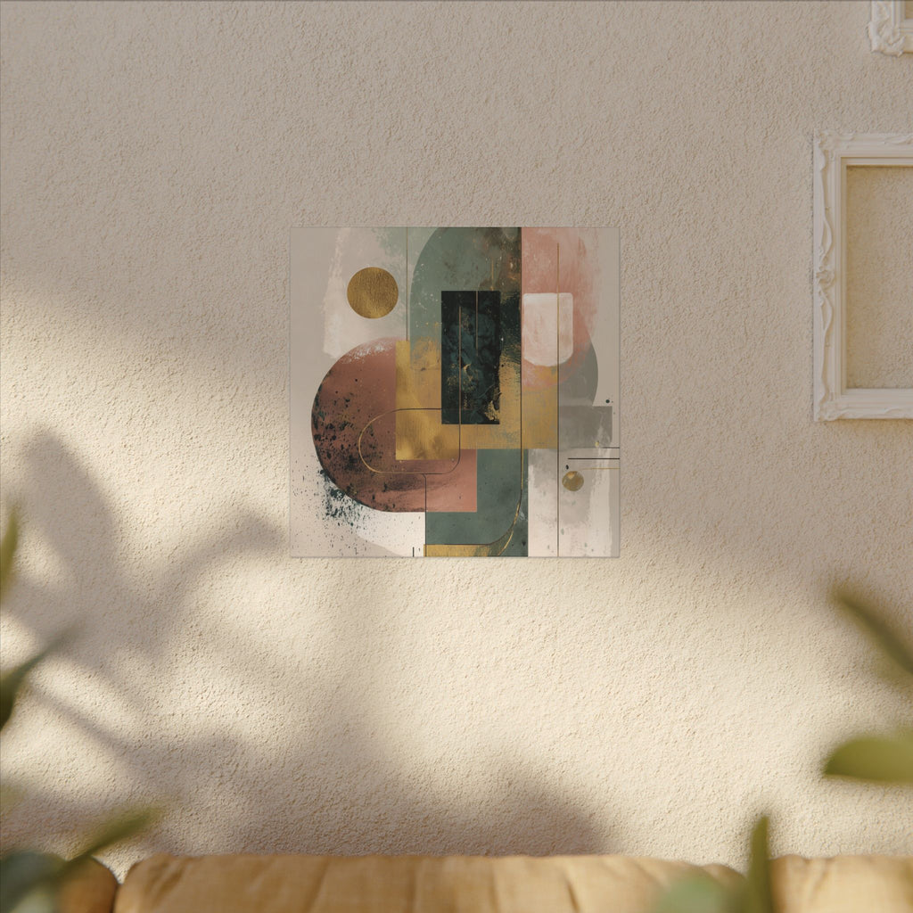 Geometric Harmony: Abstract Composition, Modernist Minimalism, Ethereal Design Layers   |   Custom Orders Accepted