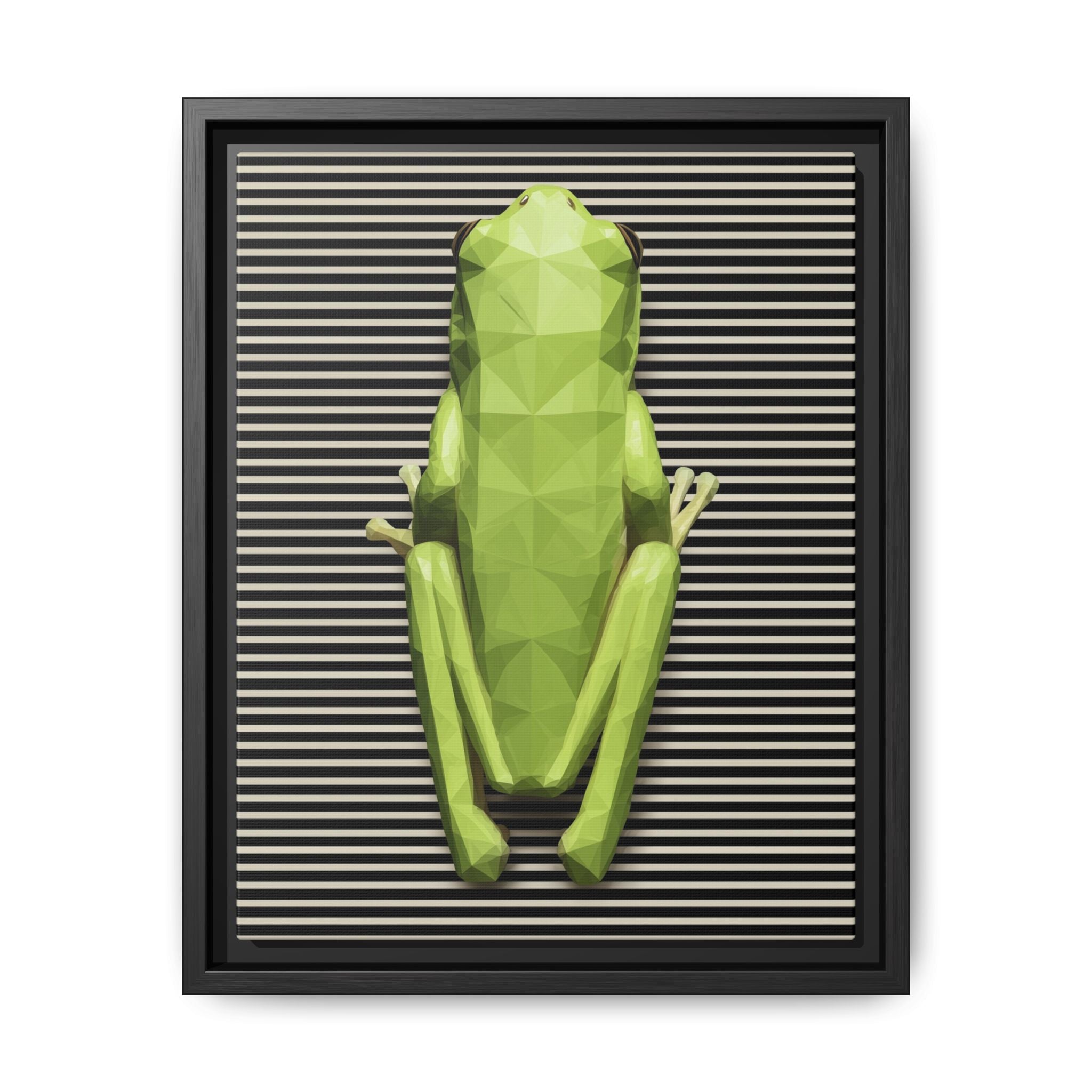 Geometric Amphibian: Low-Poly Frog Design, Digital Art Minimalism   |  Personalized & Custom Orders Available