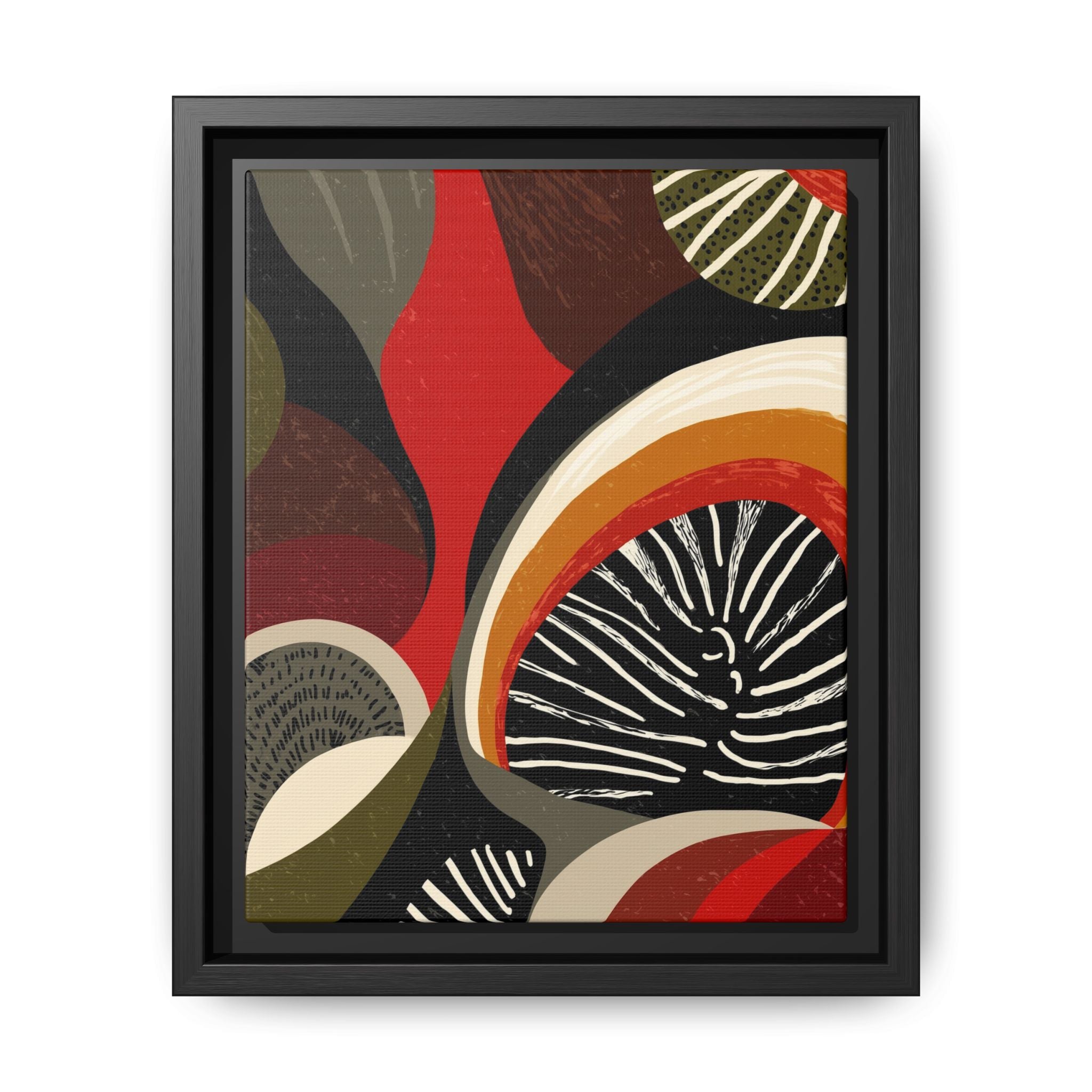 Geometric Rhythm: Abstract Composition, Mid-Century Modern Art, Radial Design Inspiration   |   Custom Orders Accepted