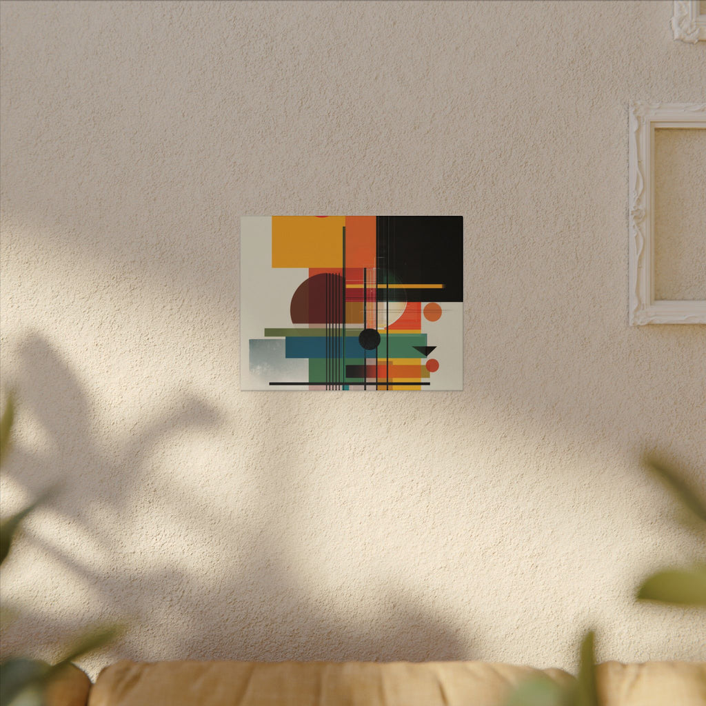 Geometric Harmony: Bauhaus Intersections, Constructivist Layers, Abstract Color Blocks   |   Custom Orders Accepted