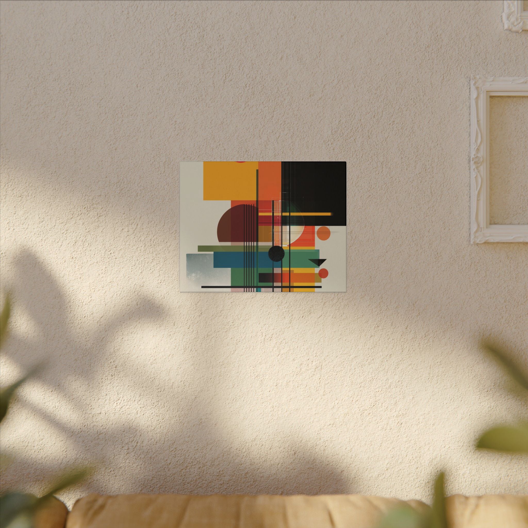 Geometric Harmony: Bauhaus Intersections, Constructivist Layers, Abstract Color Blocks   |   Custom Orders Accepted