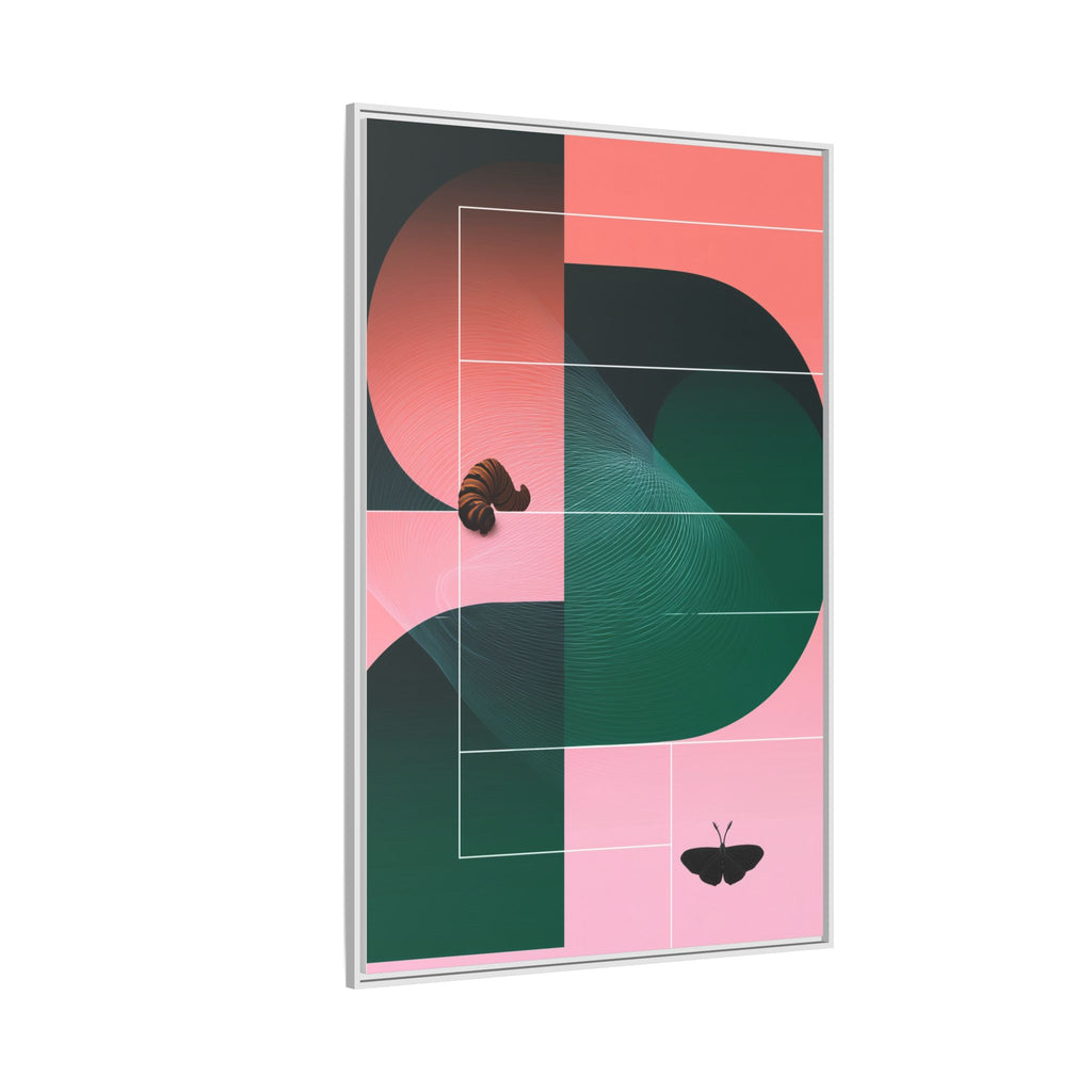 Metamorphosis in Geometric Harmony: Nature's Transformation, Abstract Design Exploration   |    Custom Orders Available