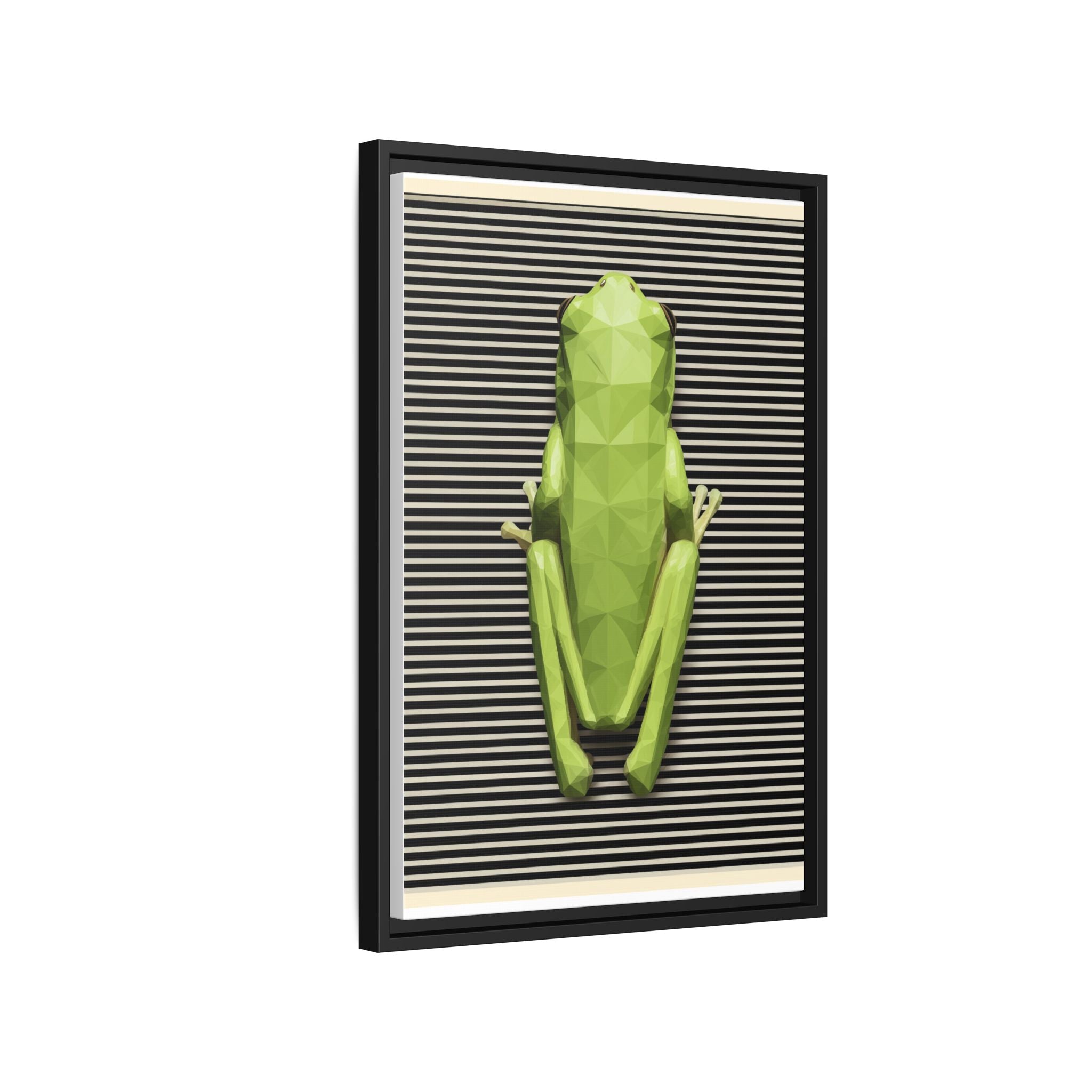 Geometric Amphibian: Low-Poly Frog Design, Digital Art Minimalism   |  Personalized & Custom Orders Available